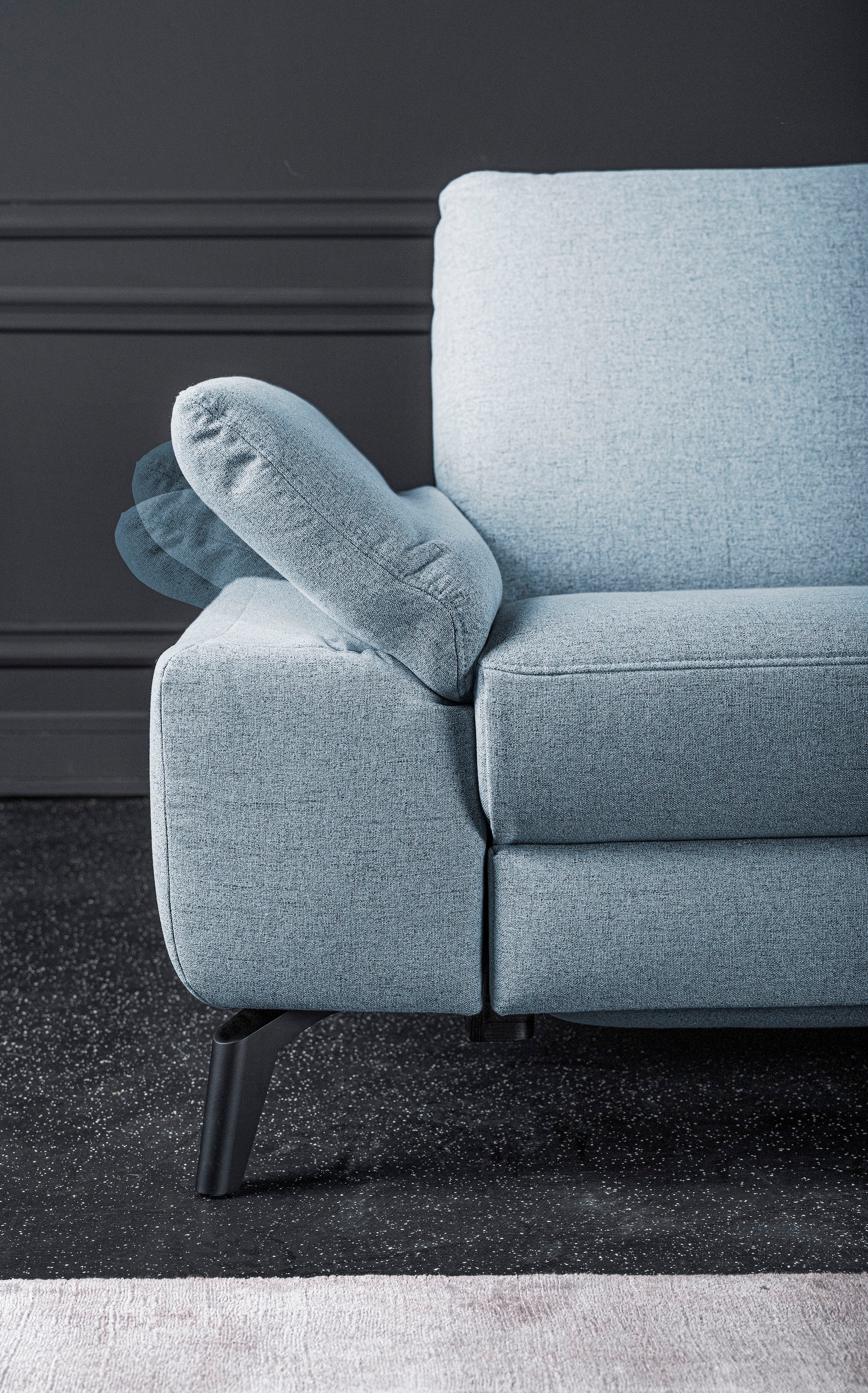 alina Ecksofa, inkl. Kopfstützen, wahlweise mit Relaxfunktion, Breite: 243 cm
