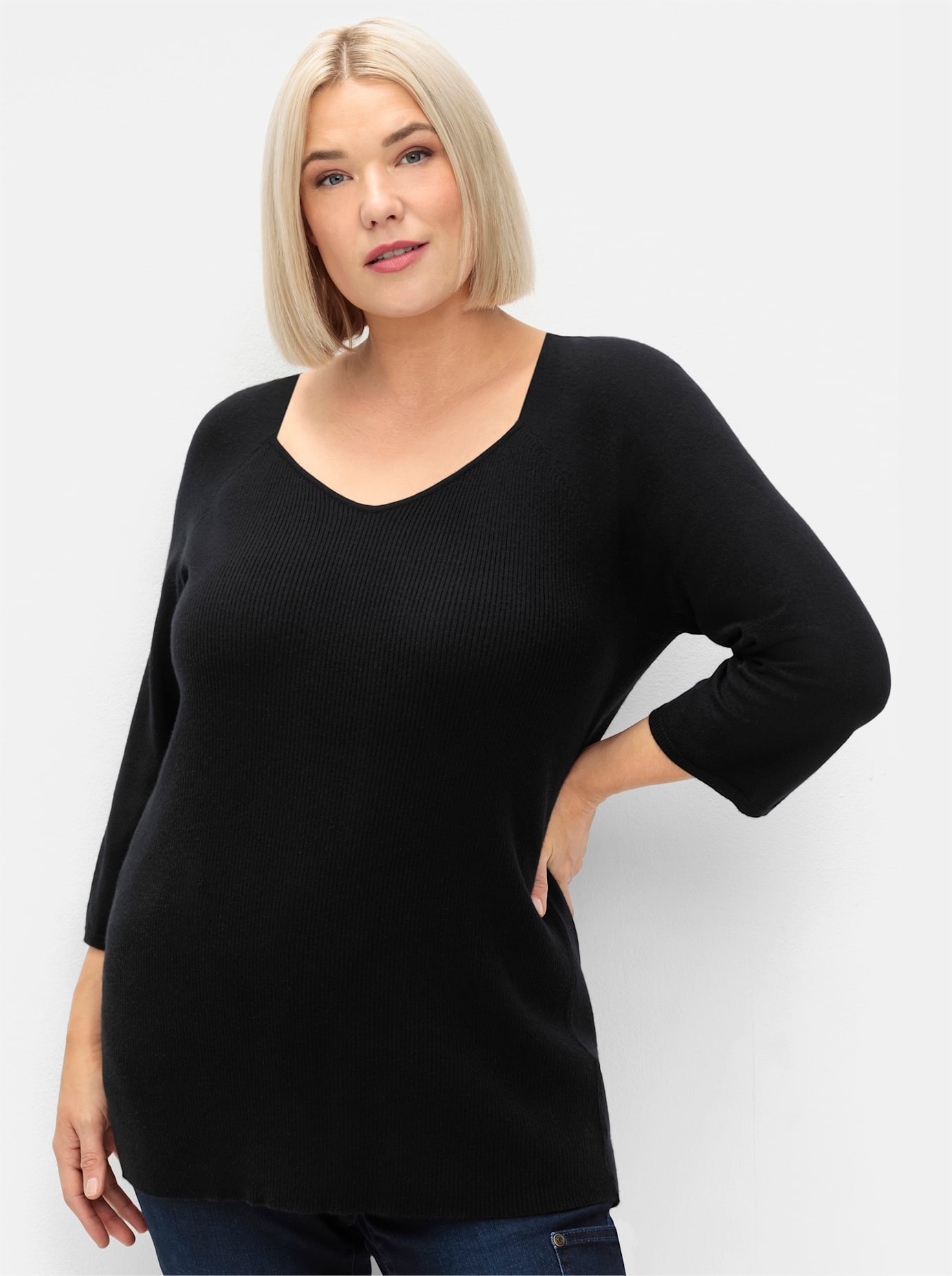 Sheego Strickpullover "Pullover" günstig online kaufen