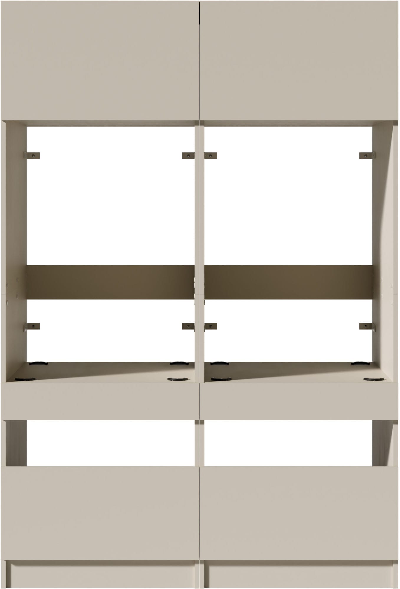 BASIC by Balculina Mehrzweckschrank-Set »Washhome B/T/H 135x68x200 cm« 2 Stk. tlg.