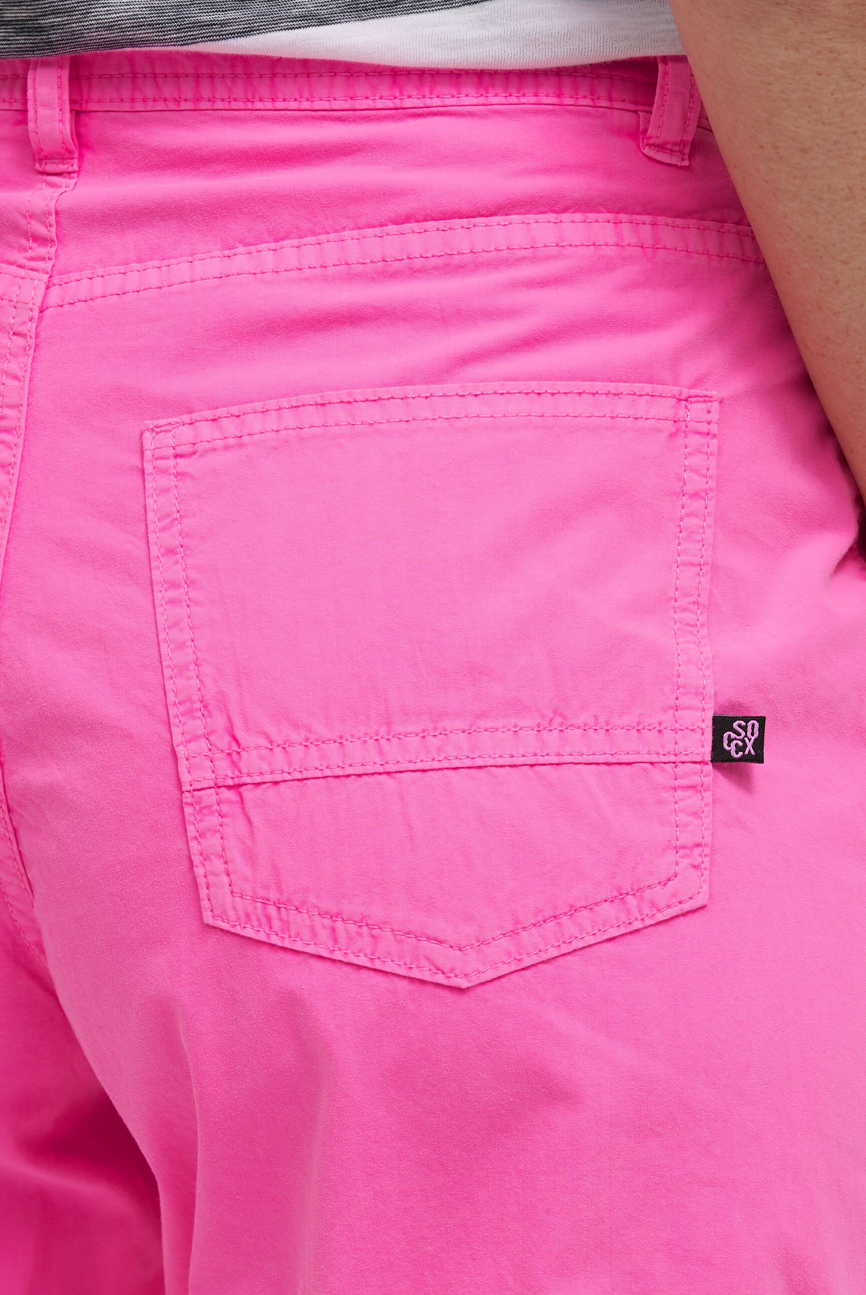 SOCCX Shorts  mit Turn-Up-Saum