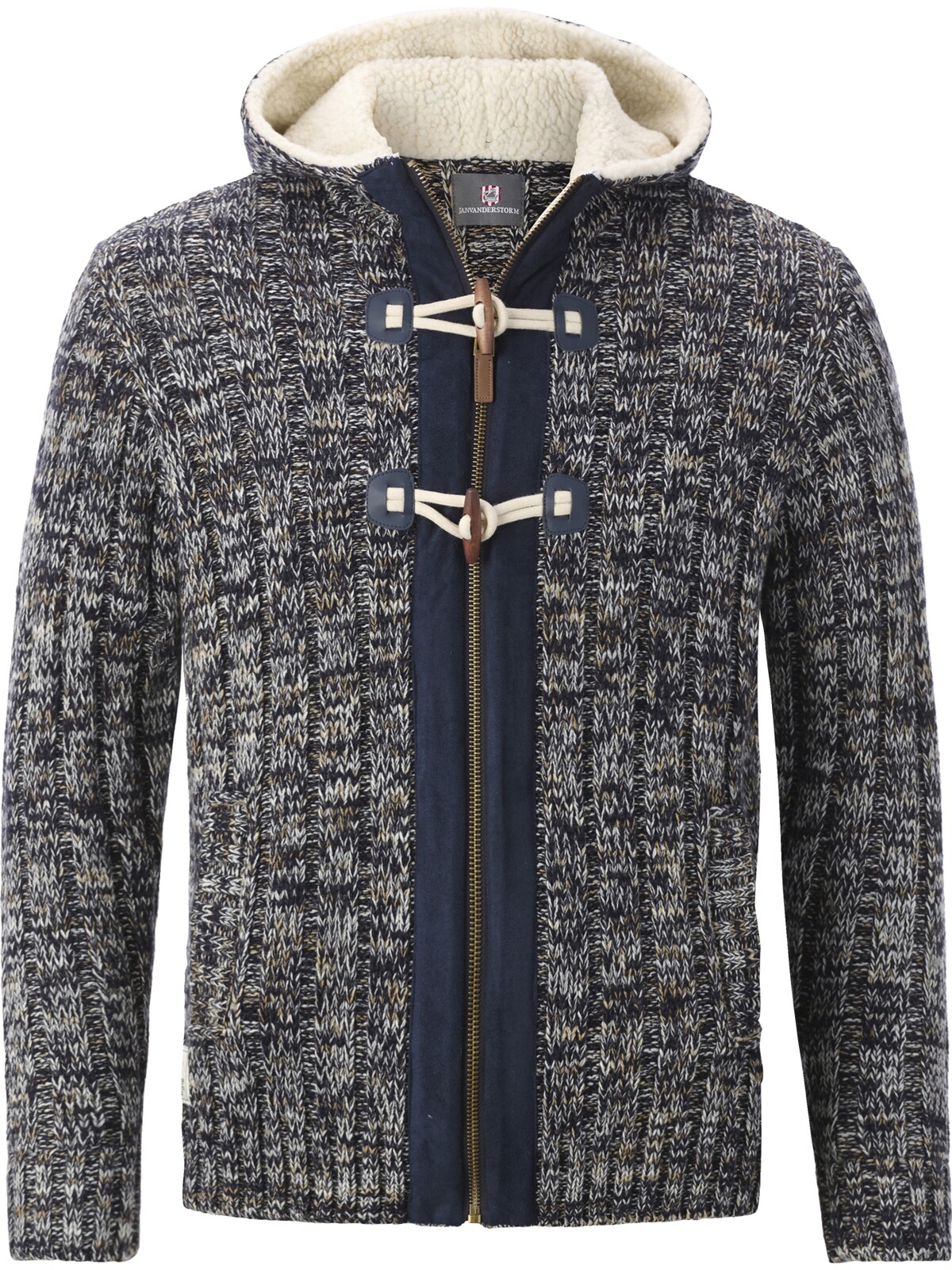 Jan Vanderstorm Kapuzenstrickjacke "Outdoor Strickjacke EIRBORG" günstig online kaufen