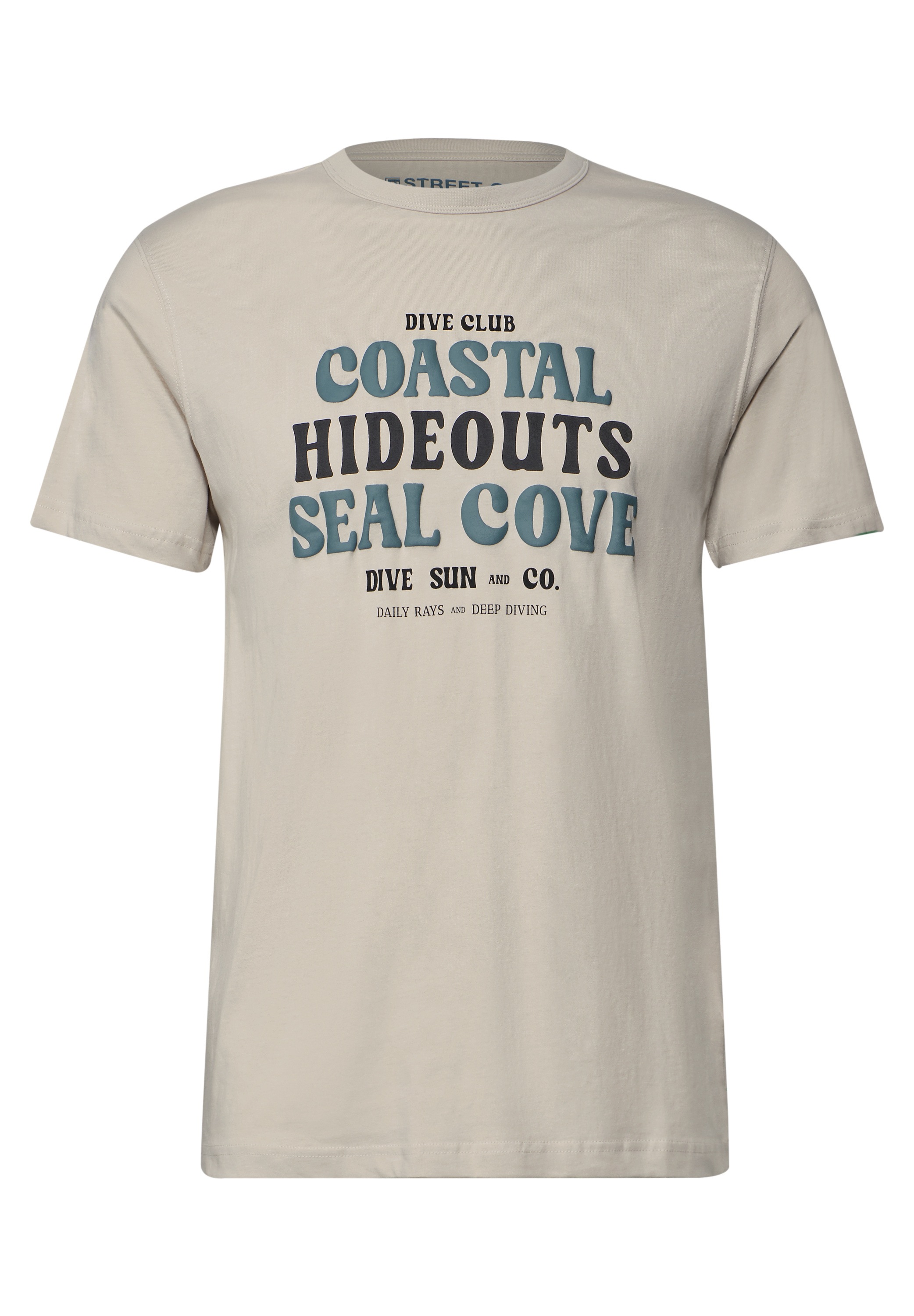 STREET ONE MEN T-Shirt mit Rundhalsausschnitt