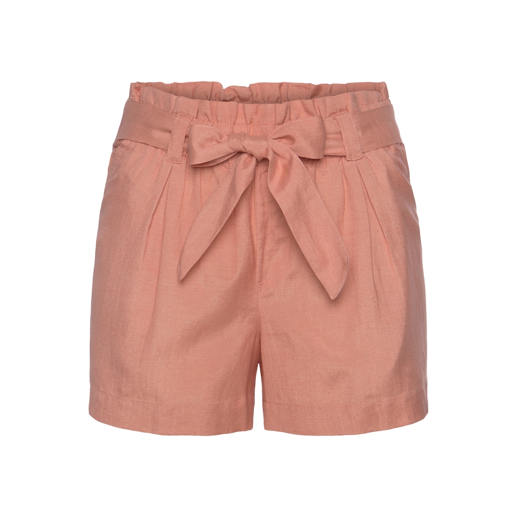 LASCANA Shorts, (mit Bindegürtel)