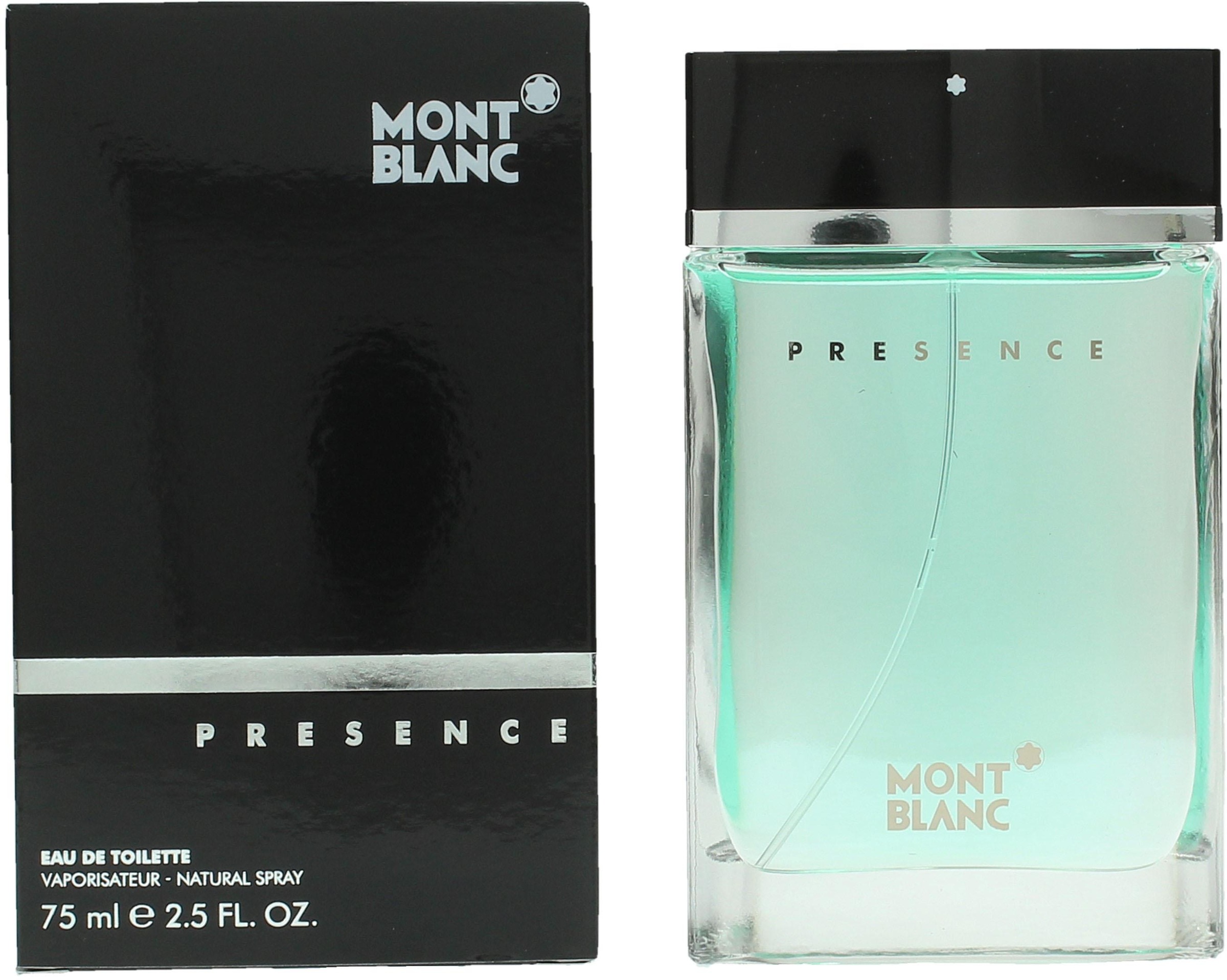 MONTBLANC Eau de Toilette »Presence«, Orientalisch-würziger Duft mit Bergamotte, Salbei, Apfel, Sandelholz.