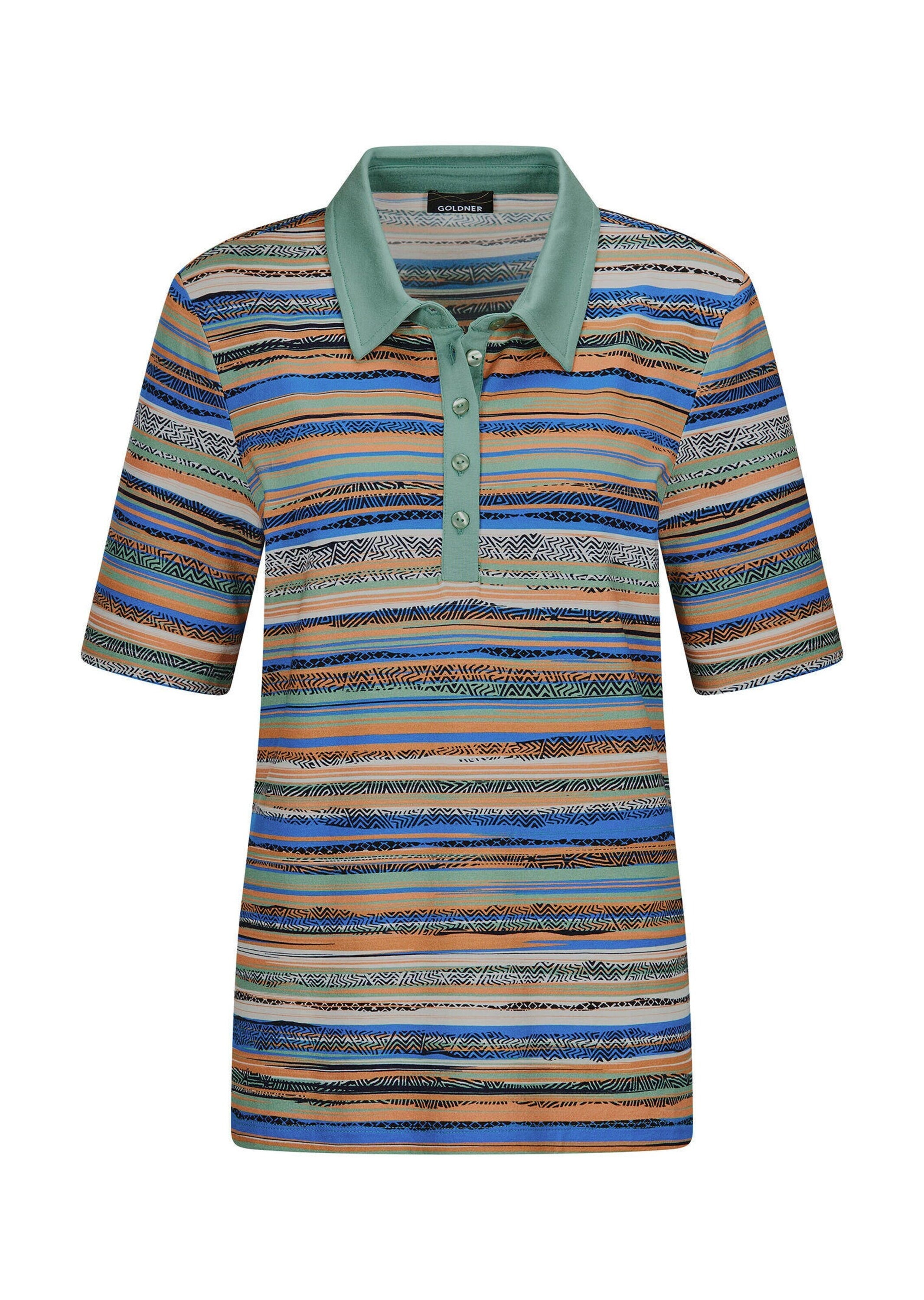 GOLDNER Print-Shirt "Jerseyshirt mit Ethno-Design" günstig online kaufen