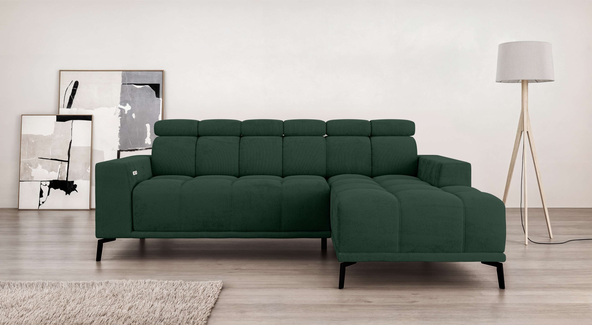 INOSIGN Ecksofa "CAZIE, Designsofa, L-Form, trendige Bubble-Optik,", L-Form günstig online kaufen