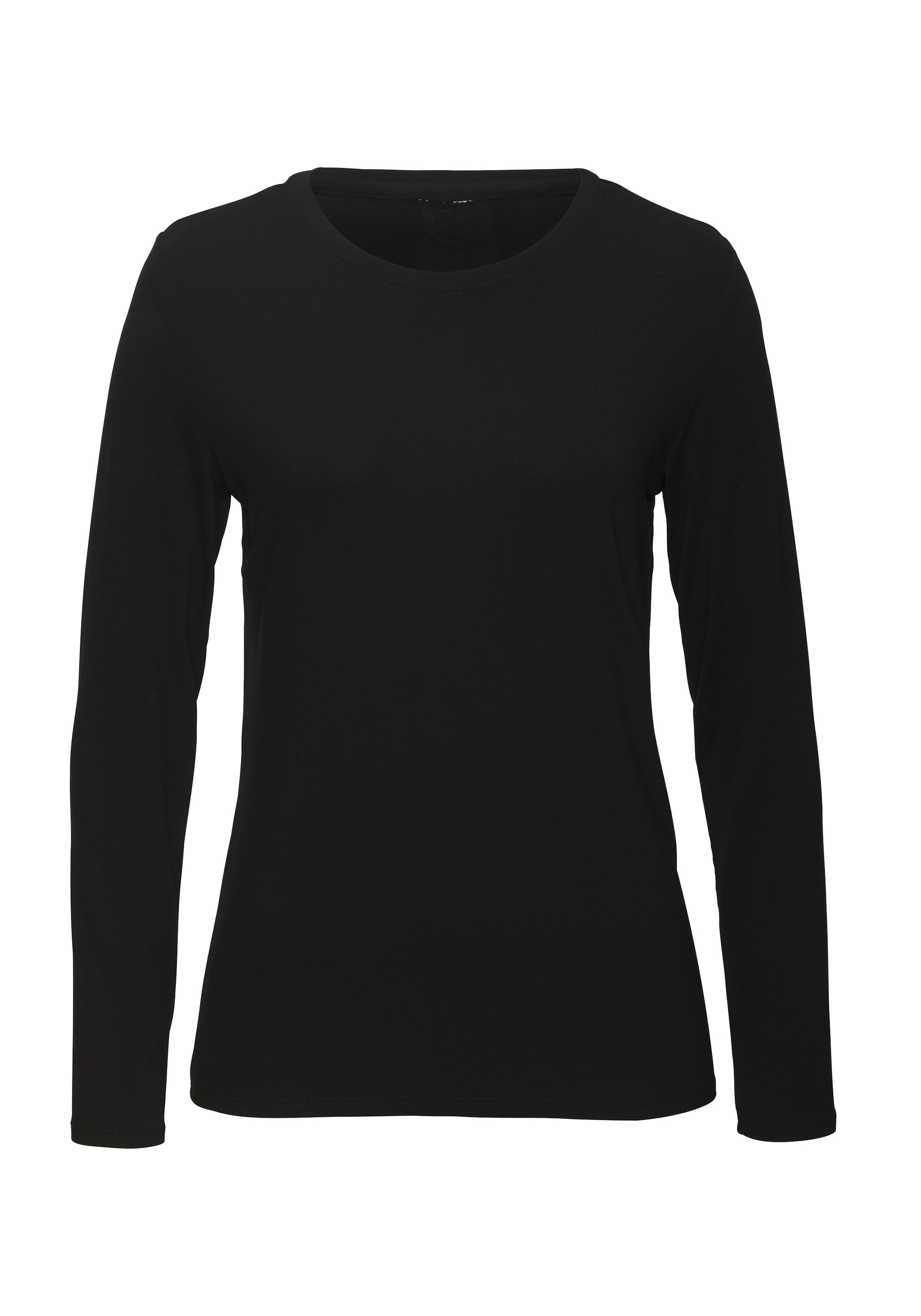 LASCANA Langarmshirt »aus weichem Viskose-Stretch«, (2er-Pack)
