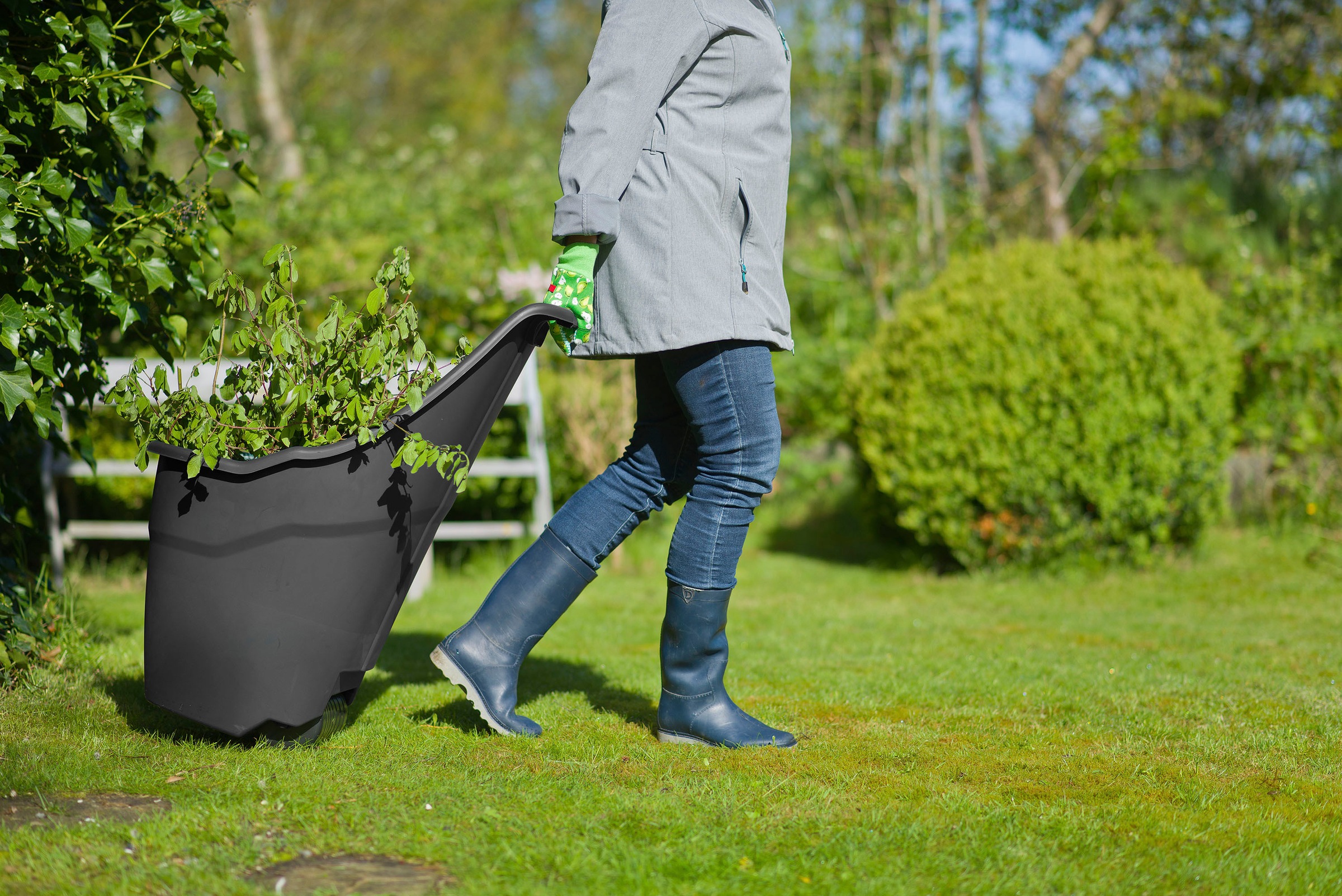 Ubbink Transportroller, Gartenabfalltrolley