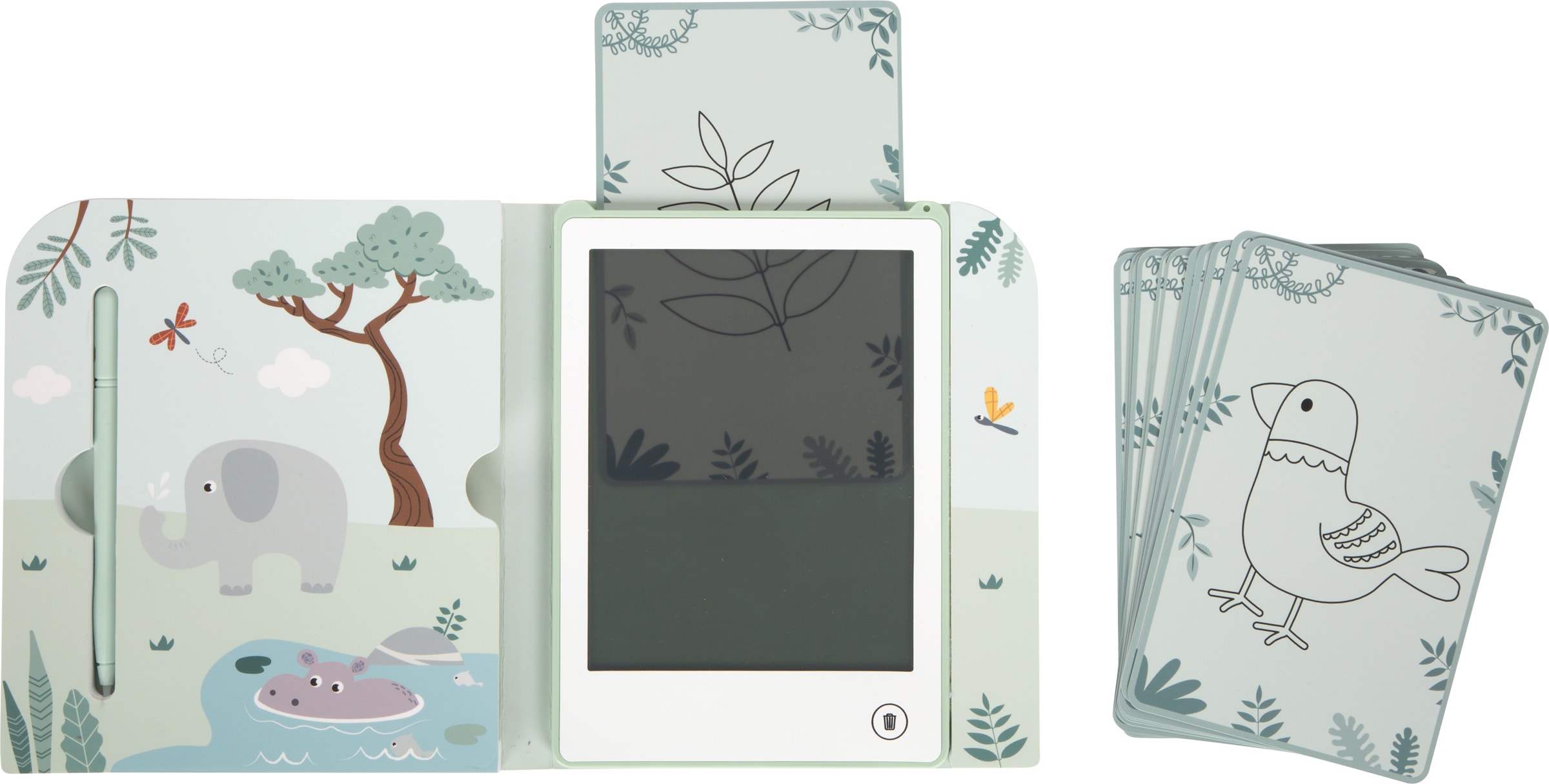 Small Foot Malvorlage »Safari, LCD Malbuch mit Malvorlagen«