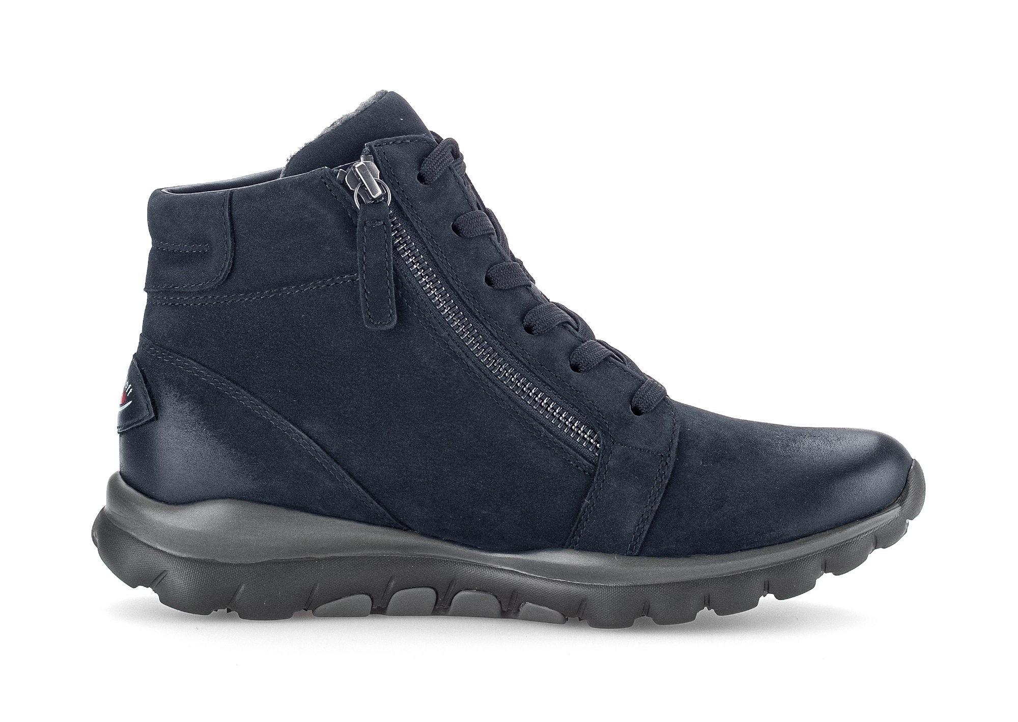 Gabor Rollingsoft Schnürboots, Keilabsatz, Komfortboots mit profilierter Gummilaufsohle