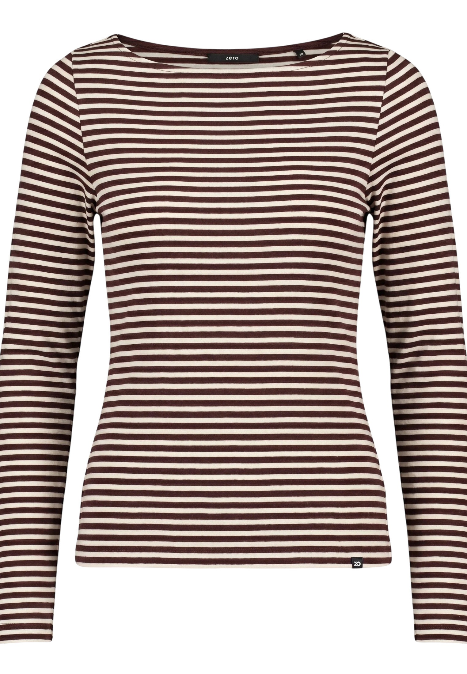 Zero Kurzarmshirt »Damen Shirt mit U-Boot-Ausschnitt« 1 Material