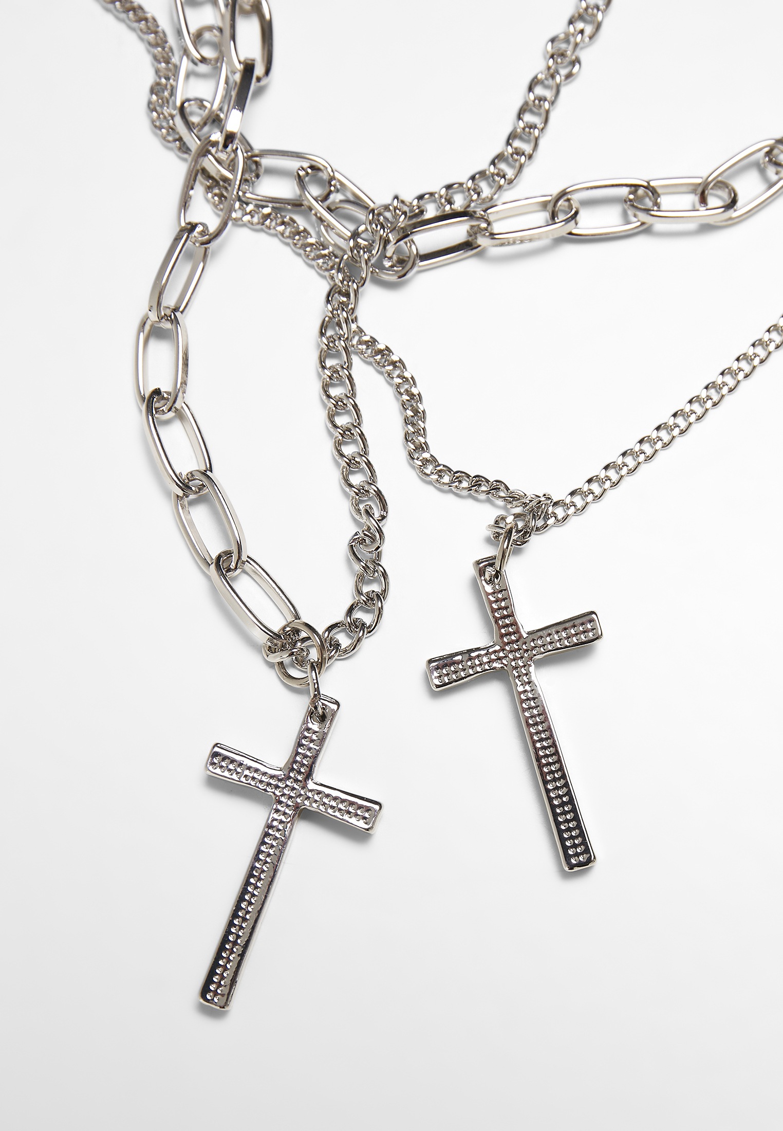 URBAN CLASSICS Edelstahlkette | bestellen Cross »Accessoires Necklace« Layering BAUR