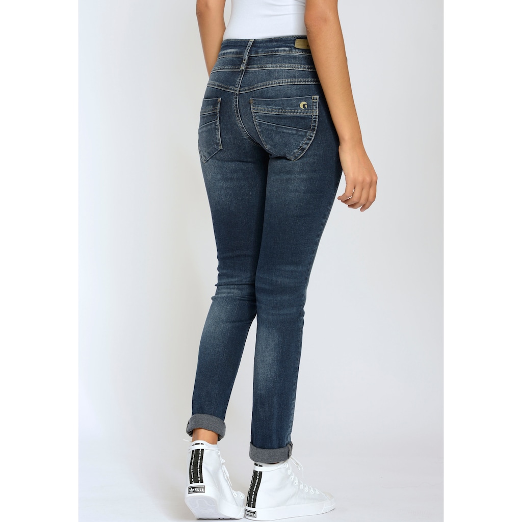 GANG Skinny-fit-Jeans »94MORA«, mit 3-Knopf-Verschluss und Passe vorne