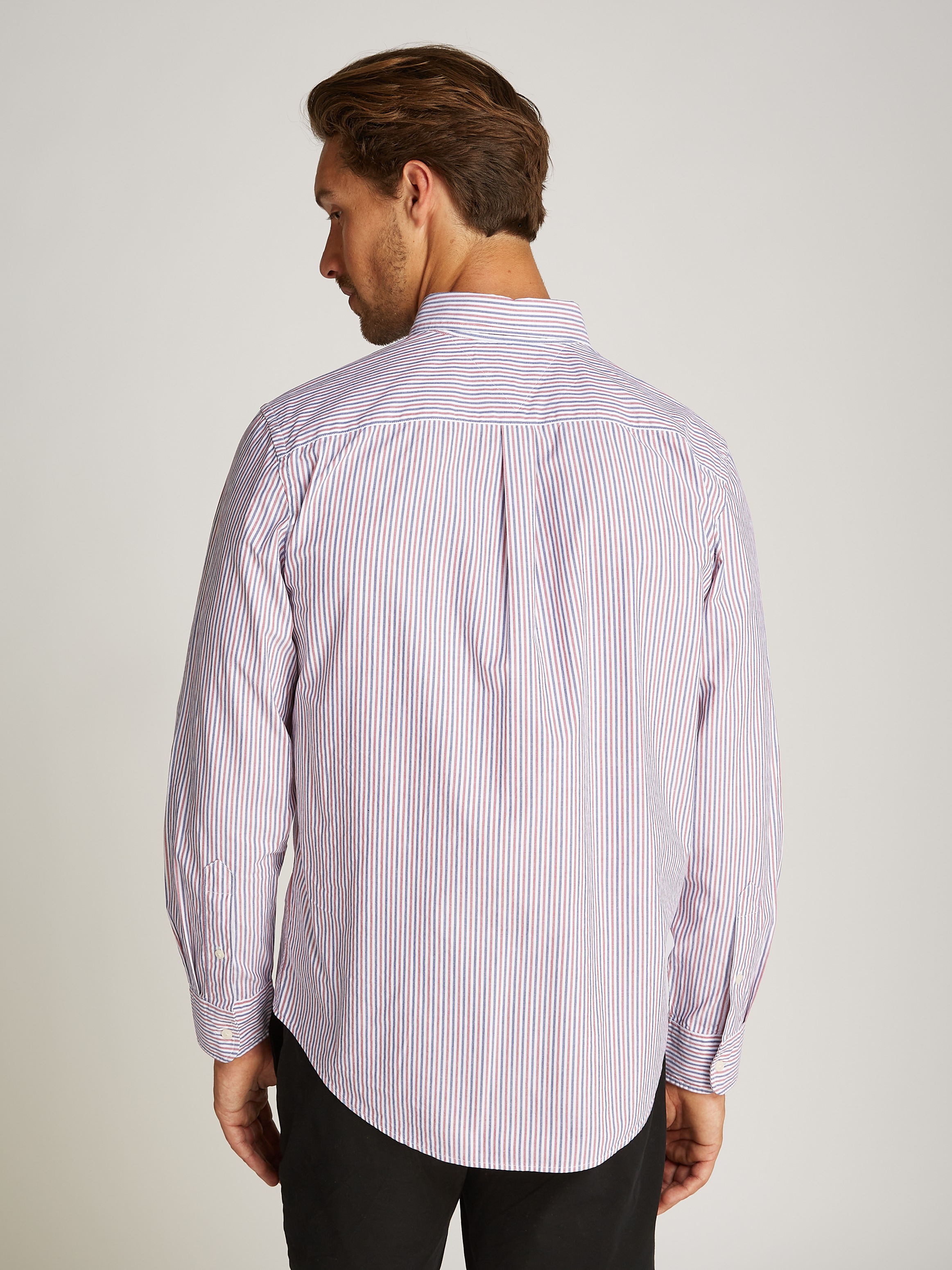 Tommy Hilfiger Langarmhemd "FLEX POPLIN CLASSIC STP RF SHIRT", mit Sreifenm günstig online kaufen