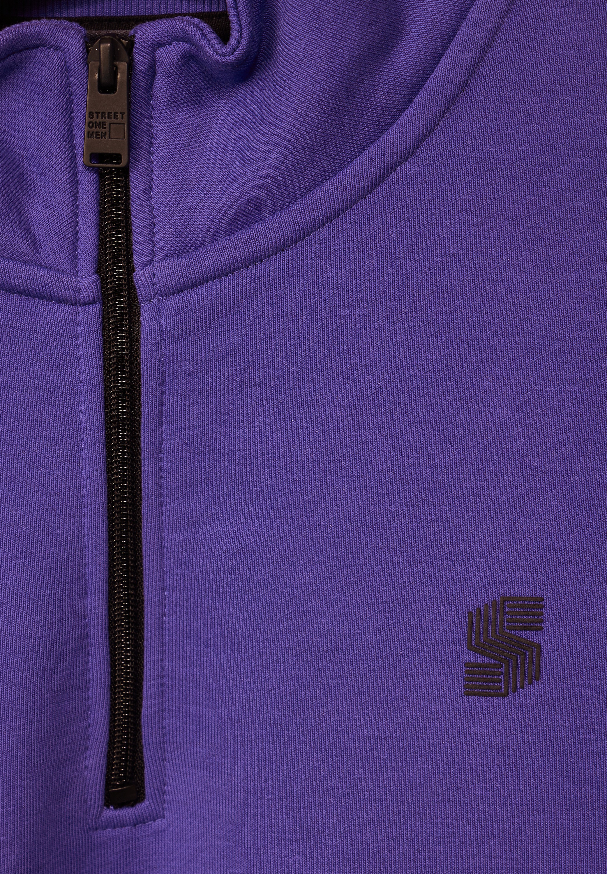 STREET ONE MEN Sweatshirt, mit Stehkragen