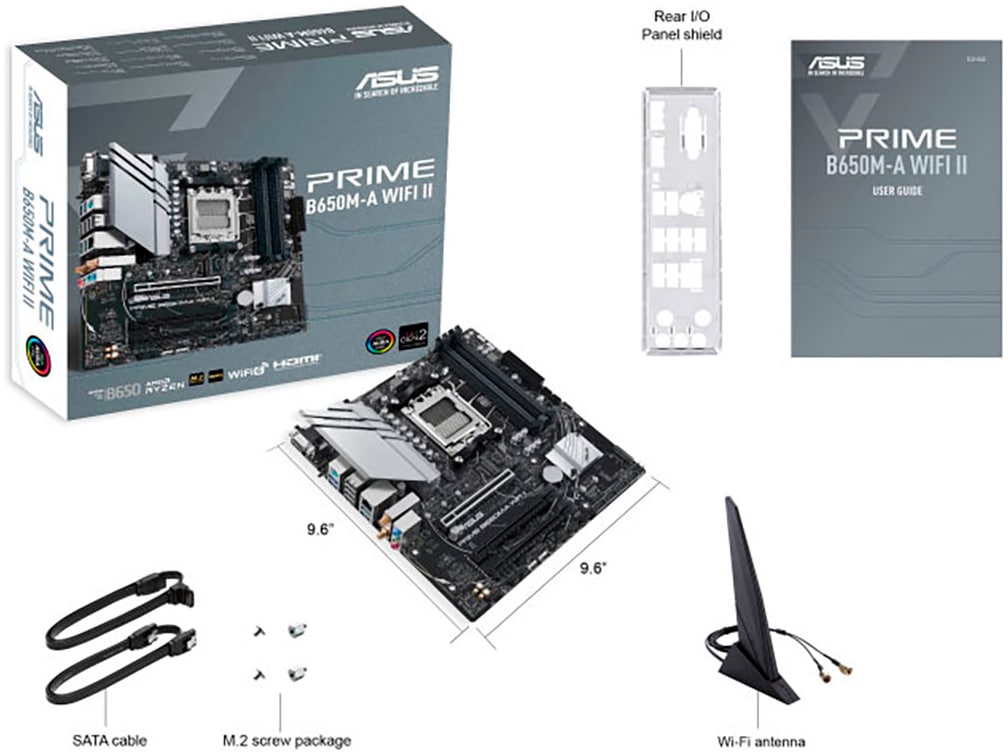 Asus Mainboard »PRIME B650M-A WIFI II«
