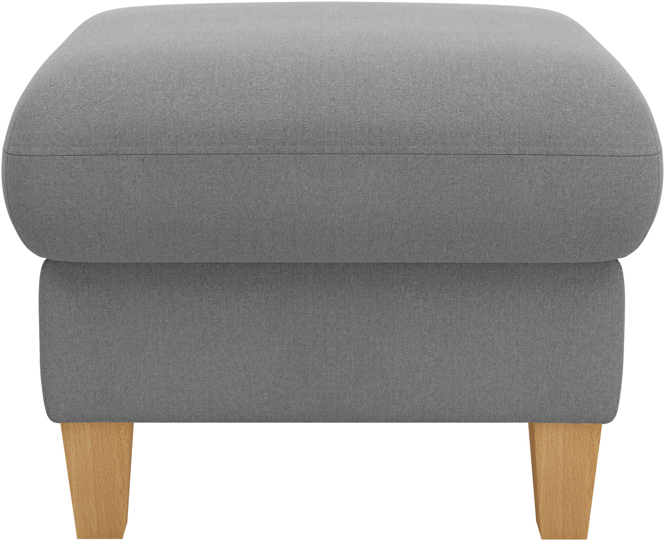 Home affaire Polsterhocker »Rochelle«, (1 St.), Massive 12 cm Holzbeine