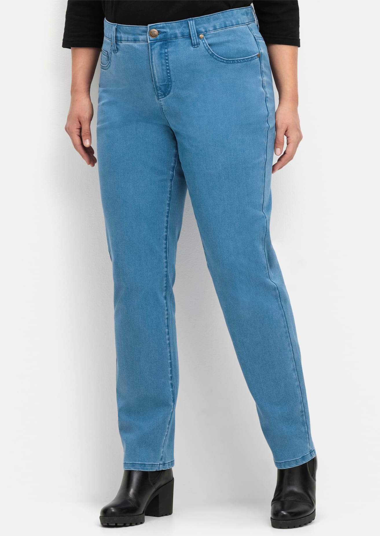 Sheego Stretch-Jeans 1 Stk. tlg. günstig online kaufen