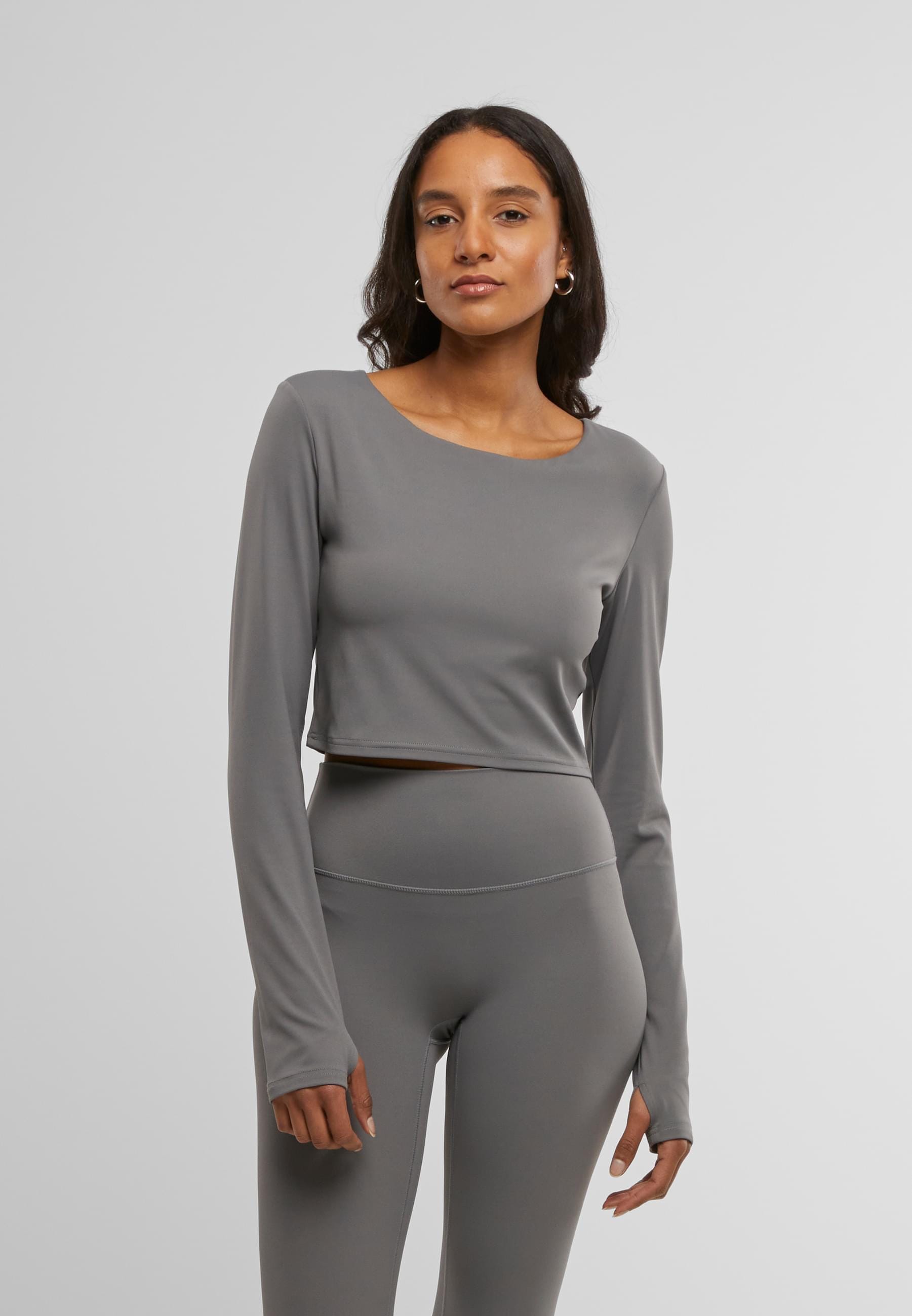 URBAN CLASSICS Longsleeve »Urban Classics Ladies Sports Longsleeve Ladies Sports Longsleeve«, (1 tlg.)