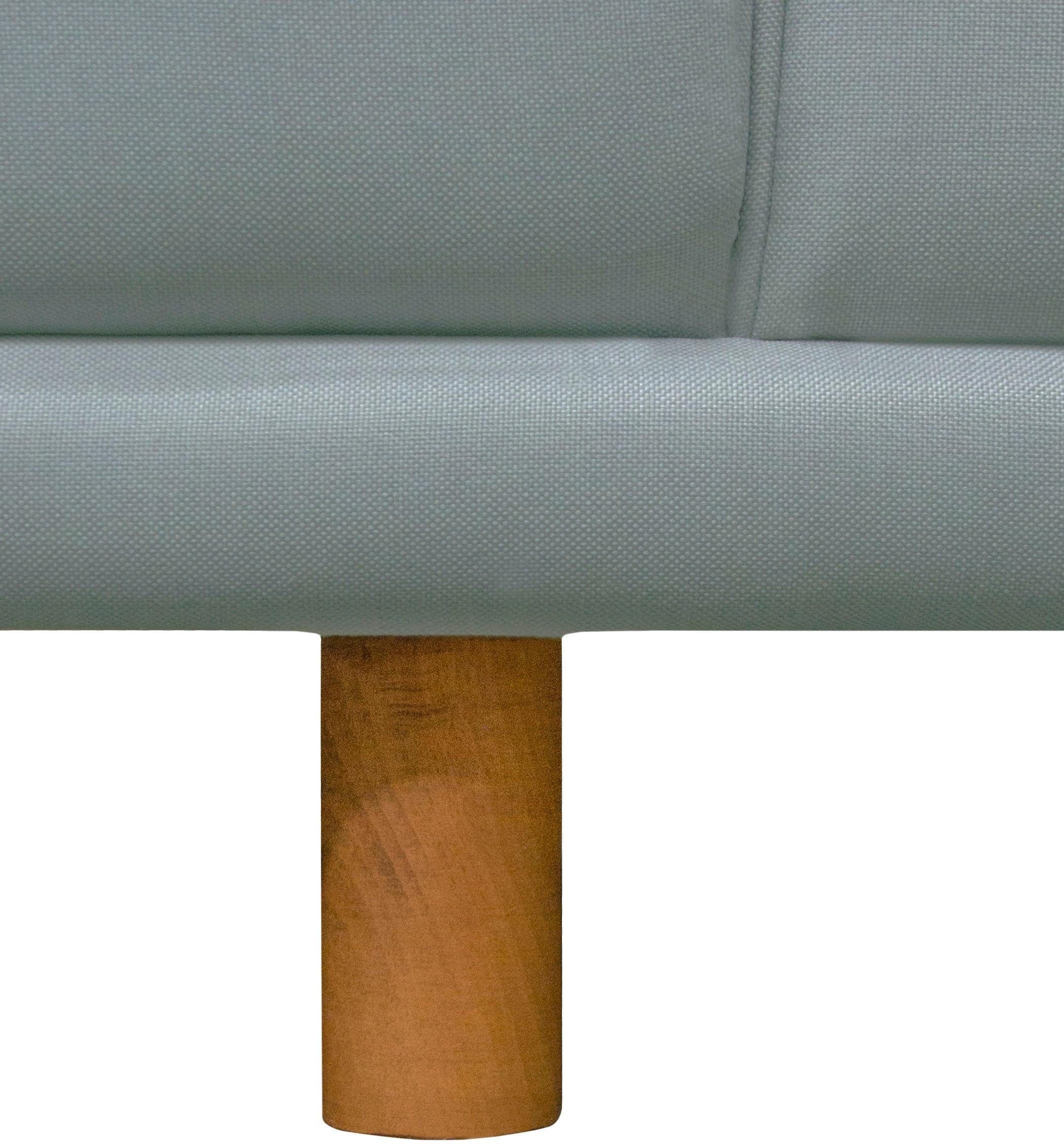 andas Ecksofa »Maroon L-Form«, in skandinavischem Design, mit losen Kissen