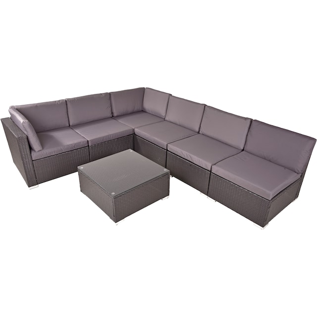 Garden Pleasure Gartenlounge-Set »SANSIBAR«, (7 tlg.) | BAUR