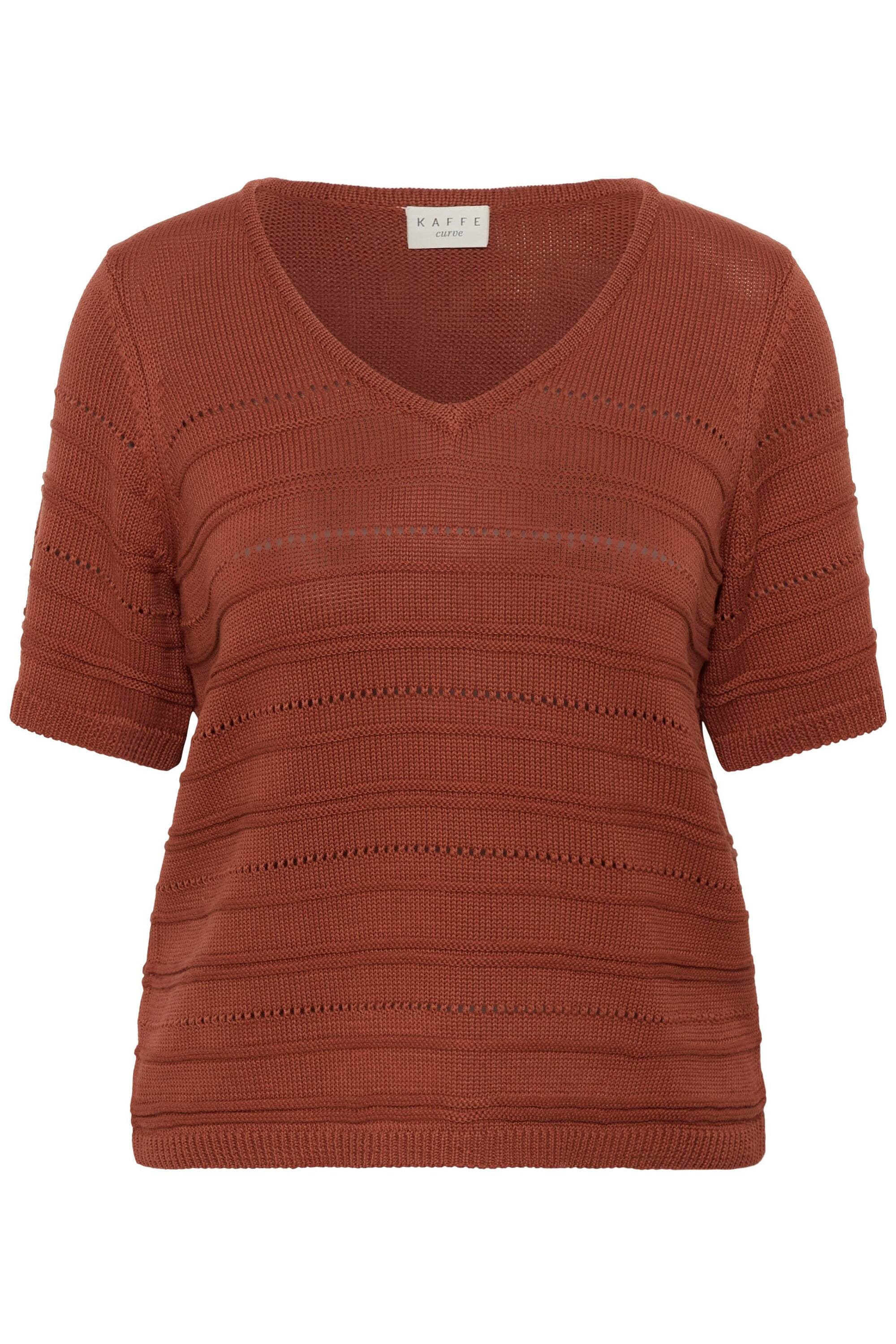 KAFFE Curve Strickpullover "Damen Strickpullover KCmelia"