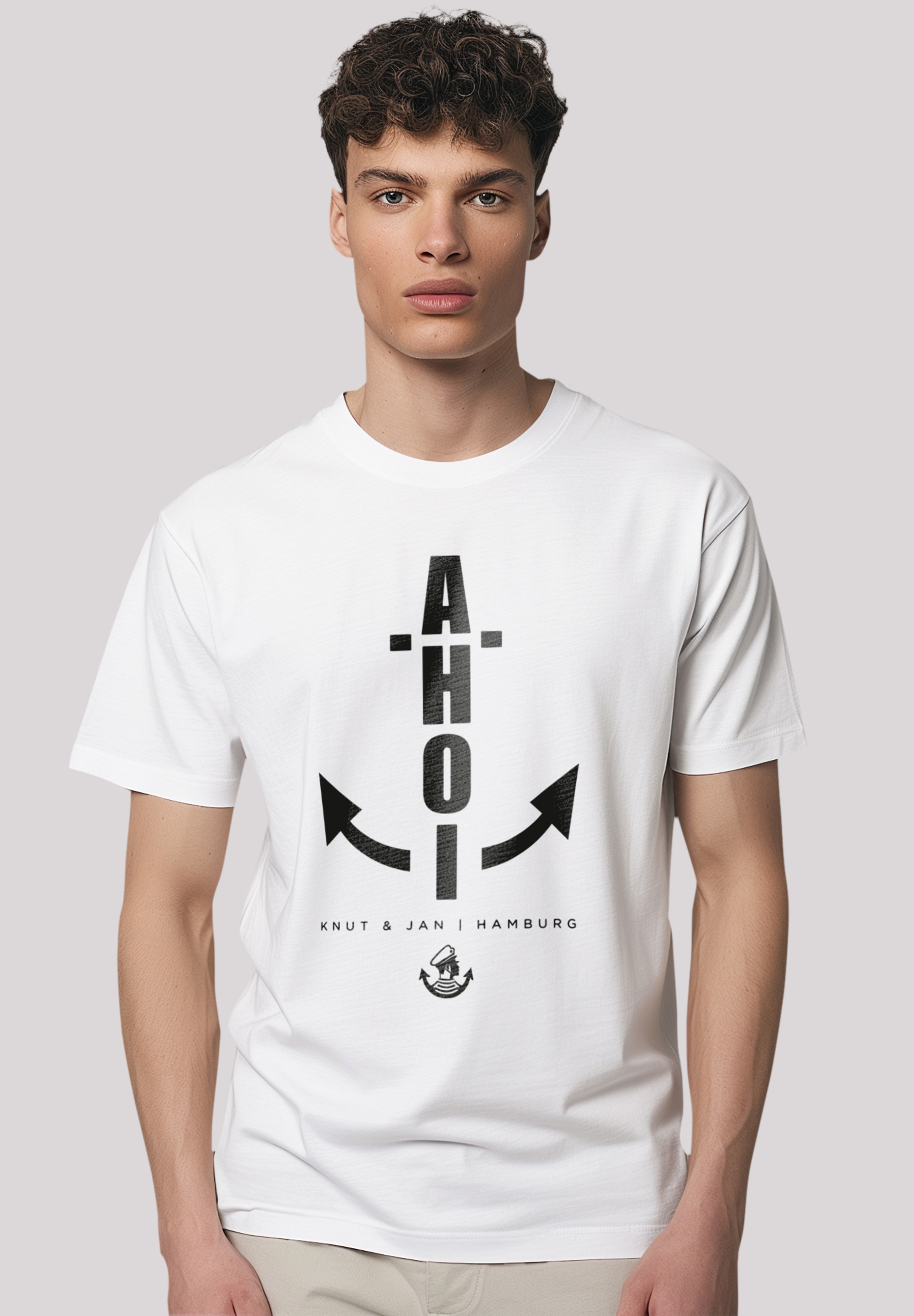 F4NT4STIC T-Shirt "Ahoi Anker Knut & Jan Hamburg", Premium Qualität günstig online kaufen