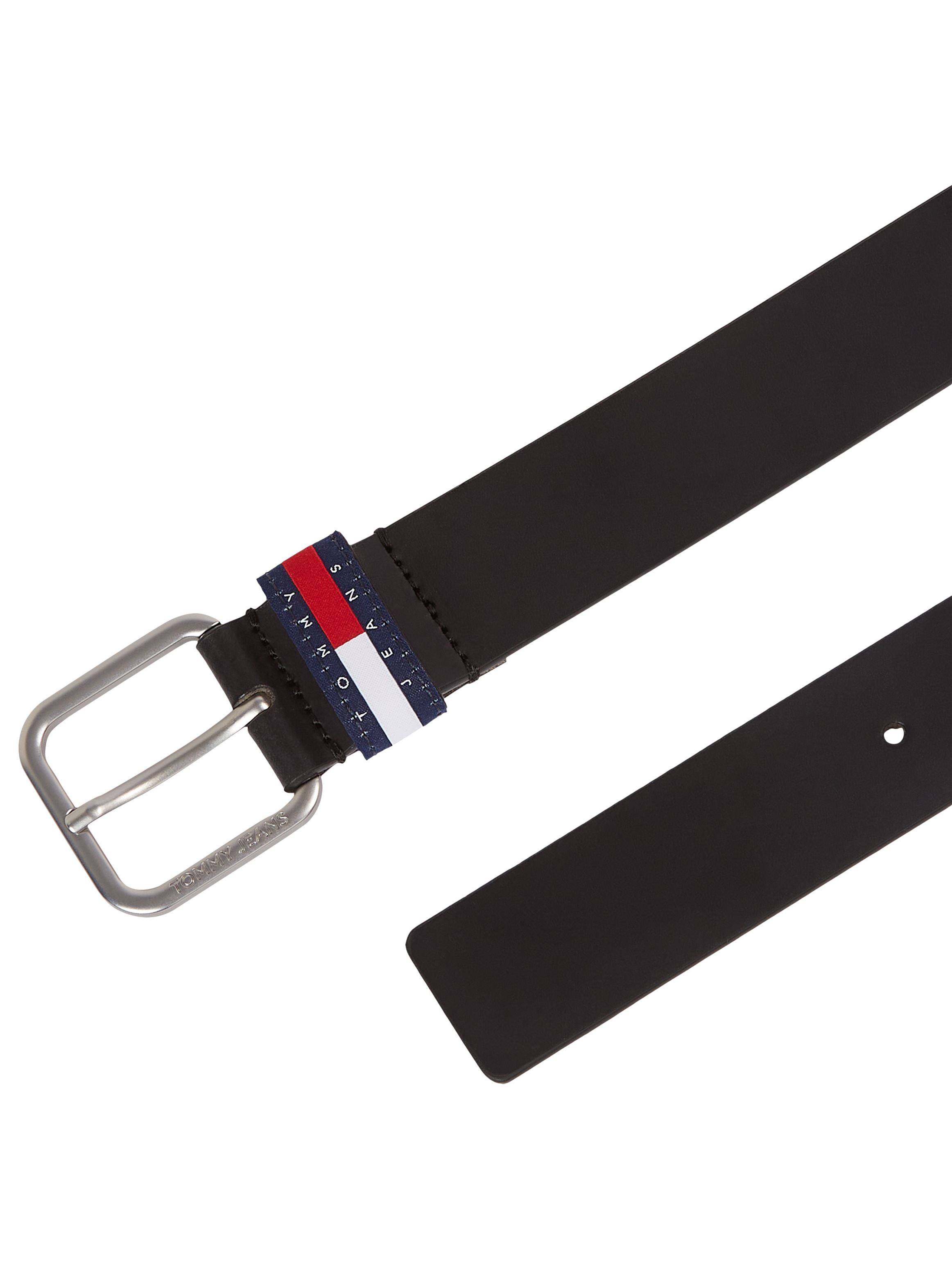 Tommy Jeans Ledergürtel »TJM RYAN 3.5«, Schlaufe mit Tommy Jeans-Badge