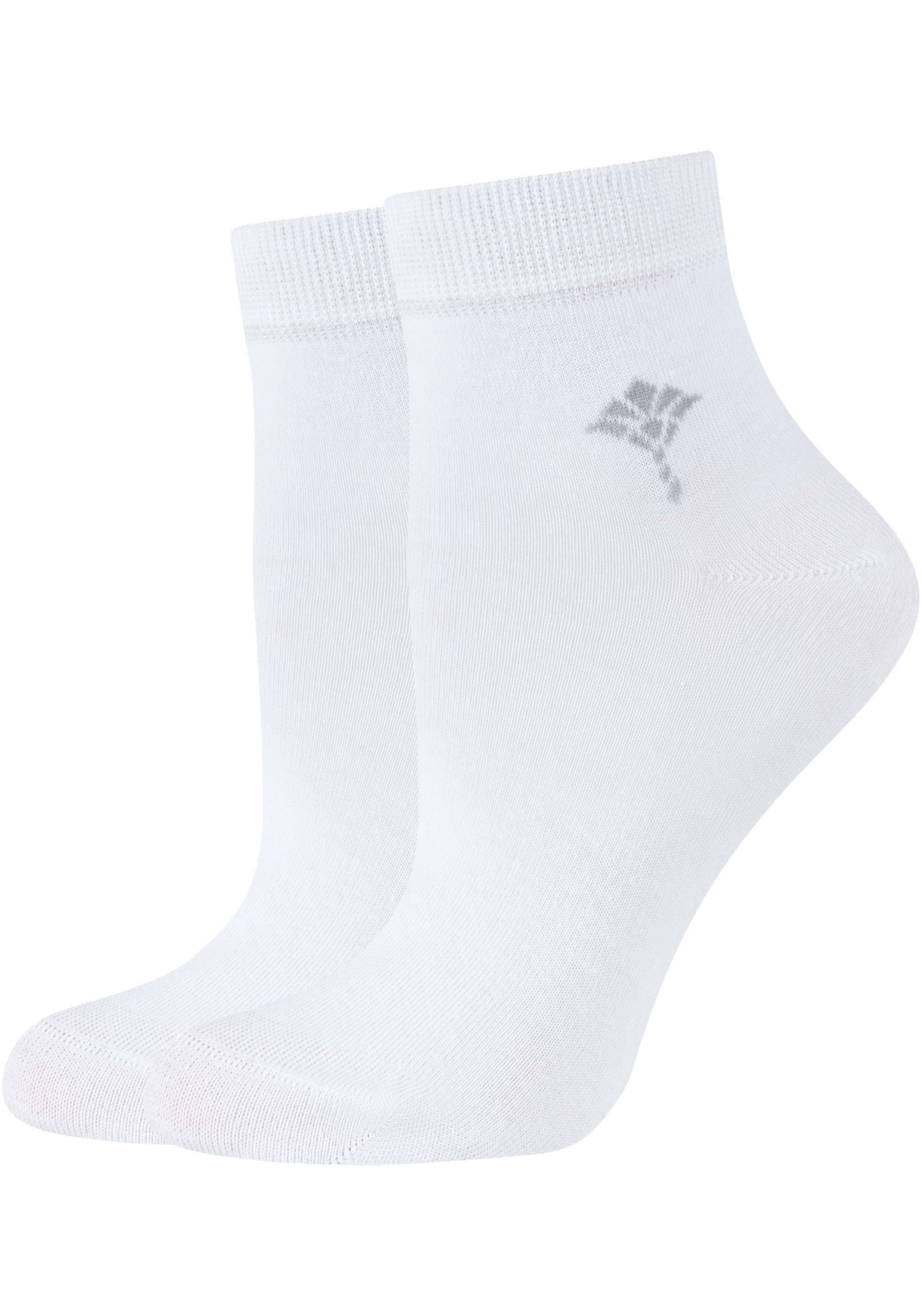 JOOP! Kurzsocken »for your daily glam«, (4 Paar), mit weichem Fußbett