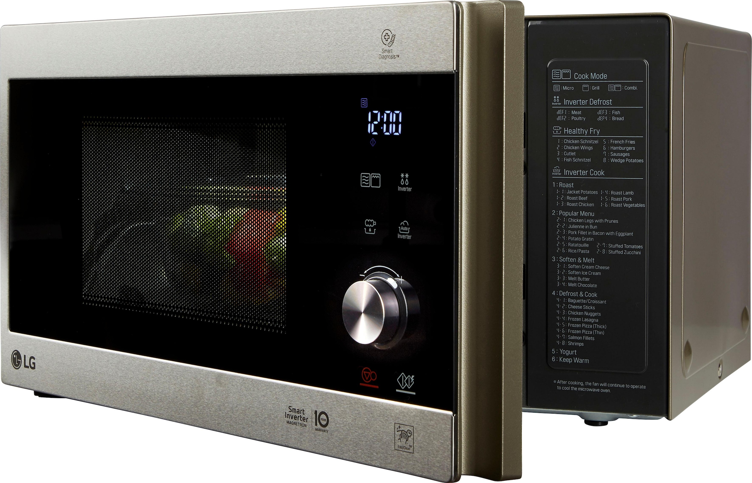 LG Mikrowelle "MH 6565 CPS" Grill 1000 W Smart Inverter Technologie, echte günstig online kaufen