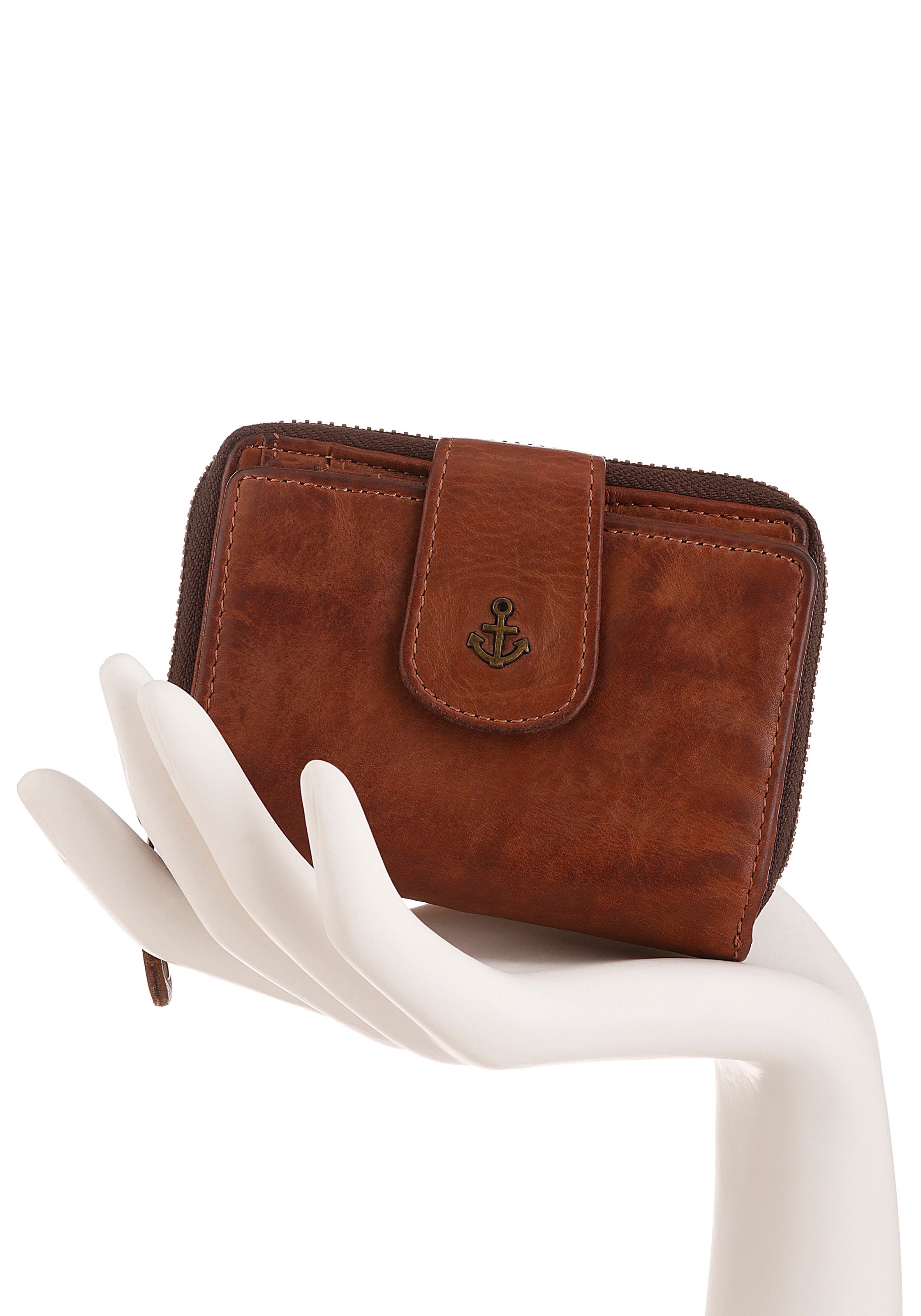 HARBOUR 2nd Geldbörse "Harbour Second Wallet Is" Unisex Geldbeutel, Portemonnaie mit Anker-Schmuckelement