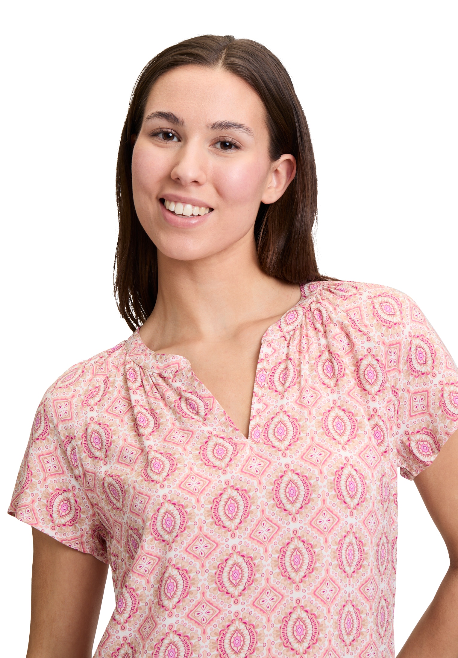 Cartoon Shirtbluse »Cartoon Blusenshirt mit Rüschen«