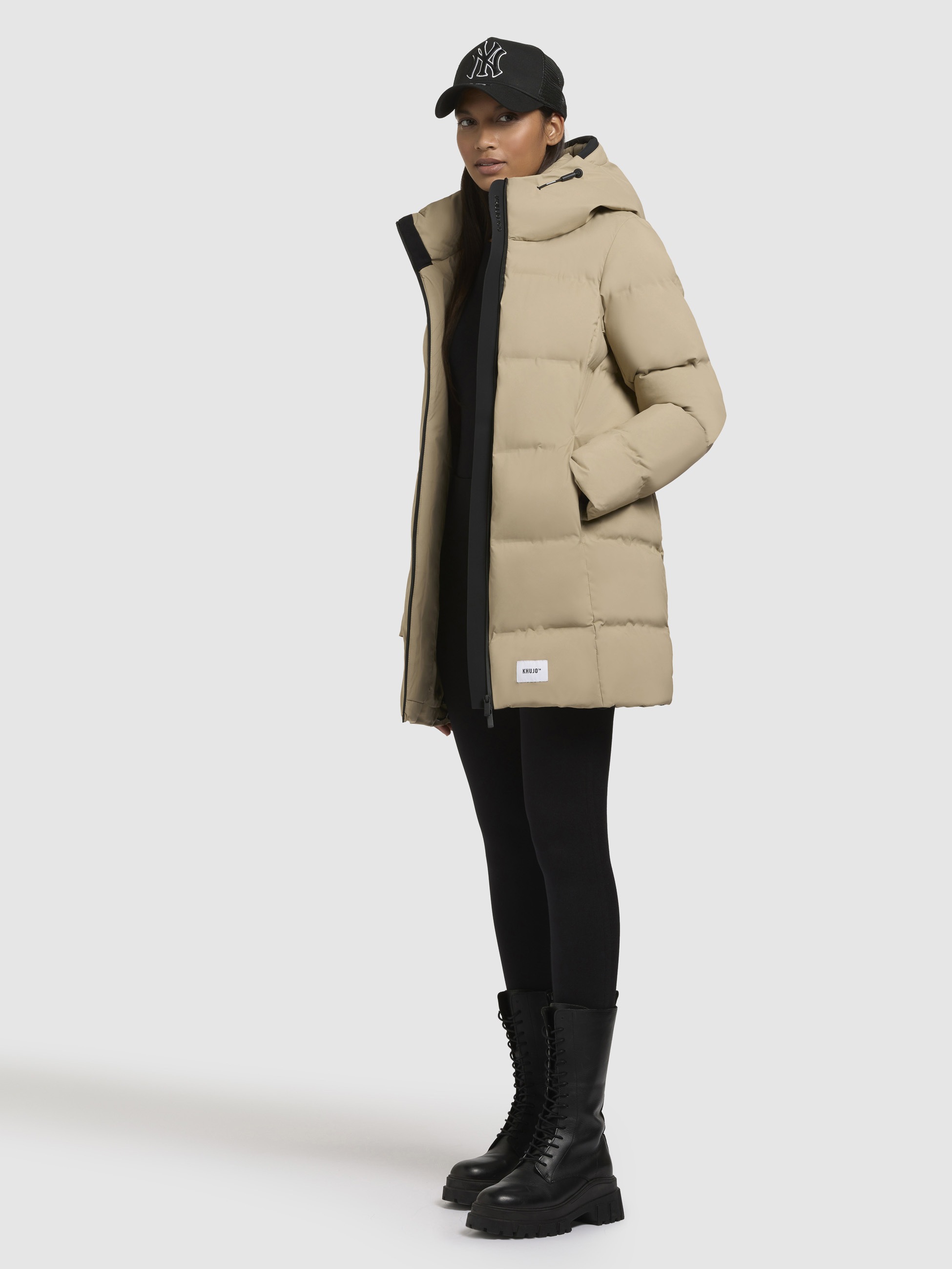 khujo Steppjacke »TANARE3« mit Kapuze