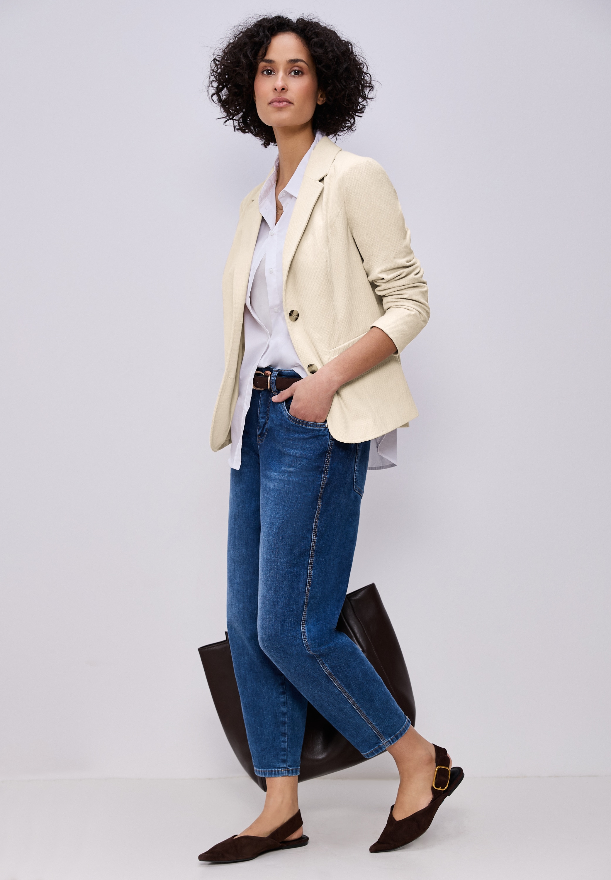 STREET ONE Kurzblazer mit Reverskragen