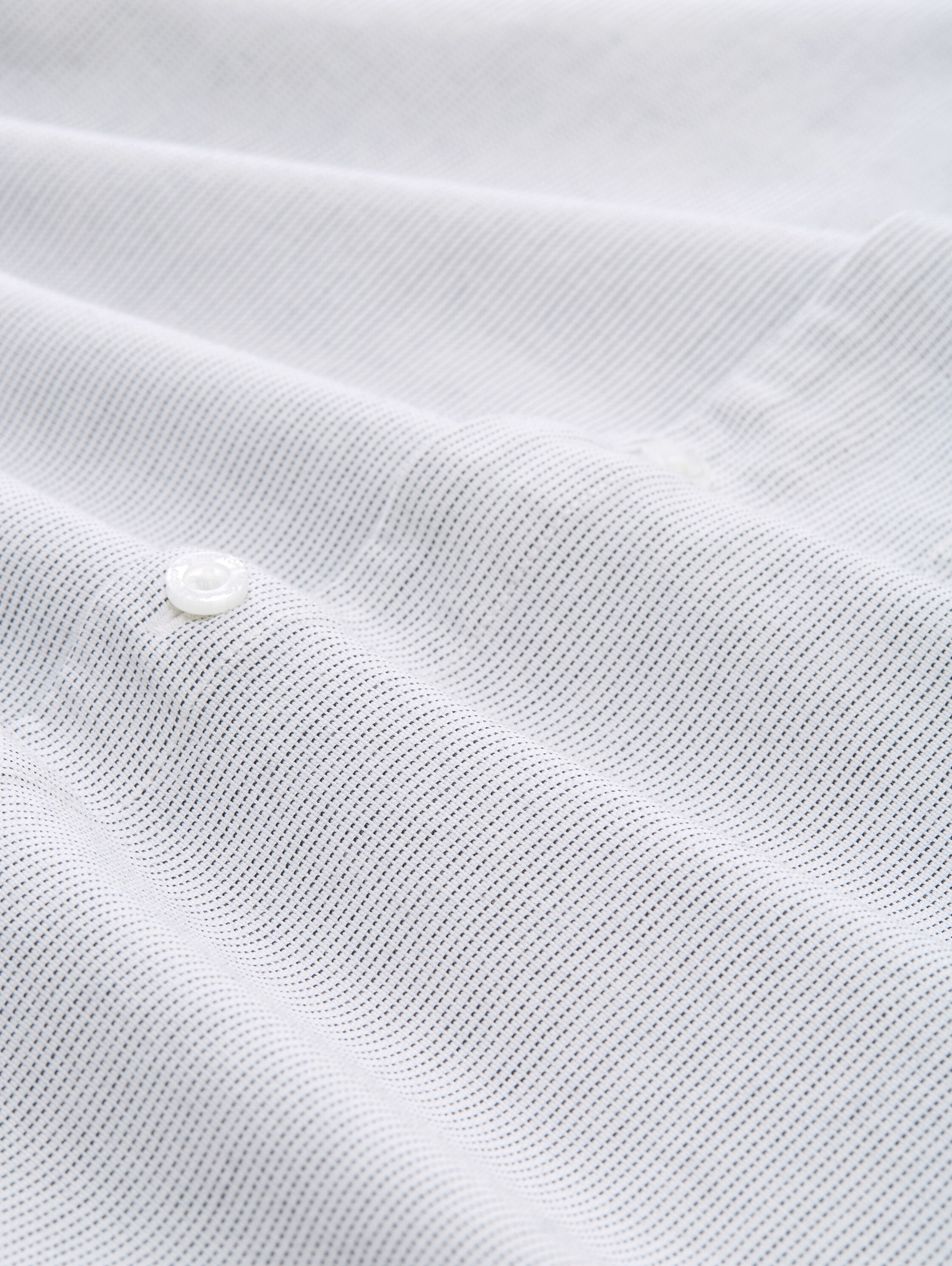 TOM TAILOR Denim Langarmhemd gestreift, mit Button-down-Kragen