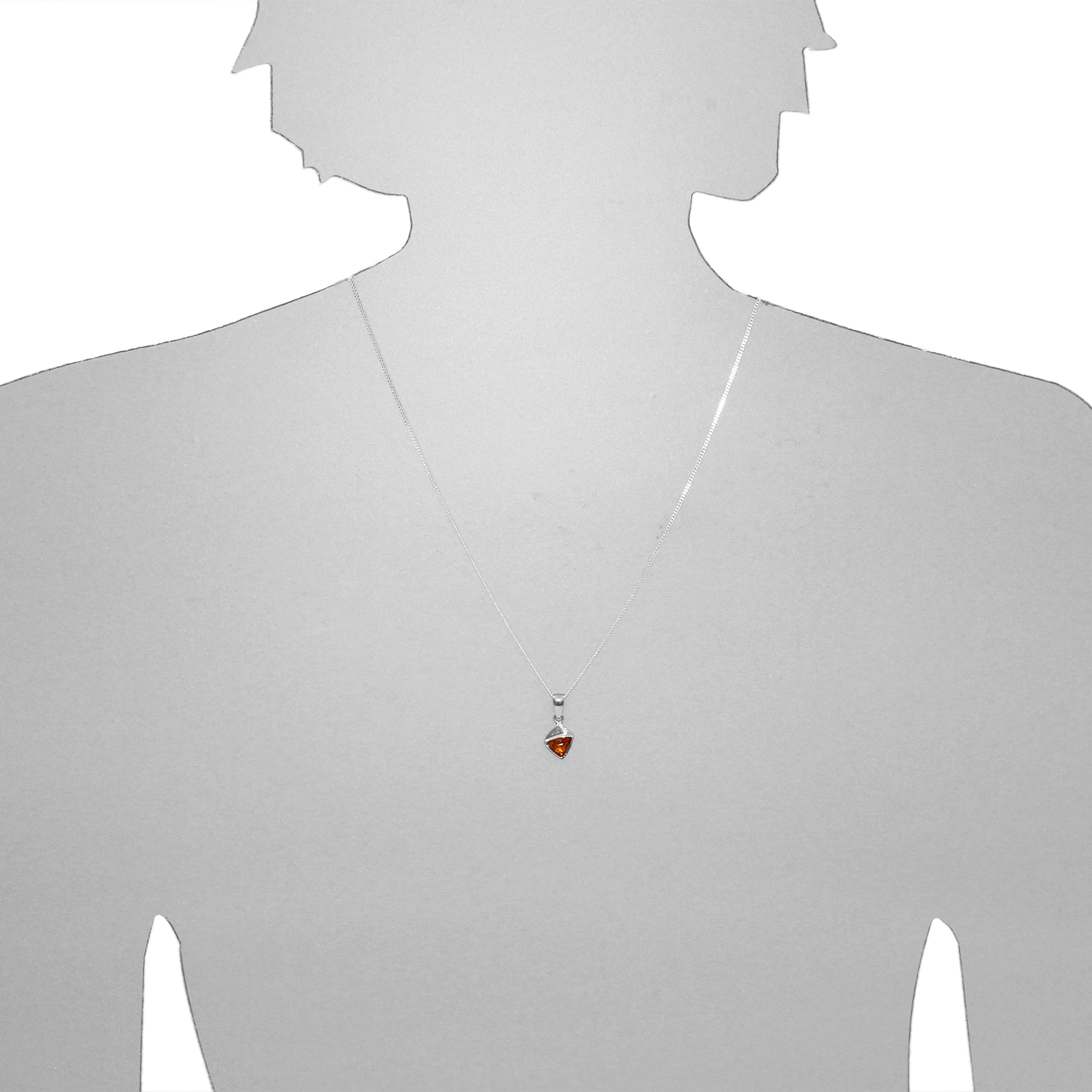 OSTSEE-SCHMUCK Kette mit Anhänger »Ostsee-Schmuck Kette mit Anhänger Malou Kette mit Anhänger Malou«, (2 tlg.)