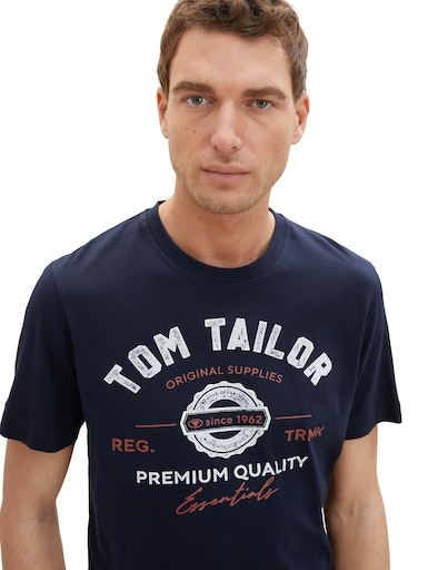 TOM TAILOR T-Shirt, mit großem Logofrontprint