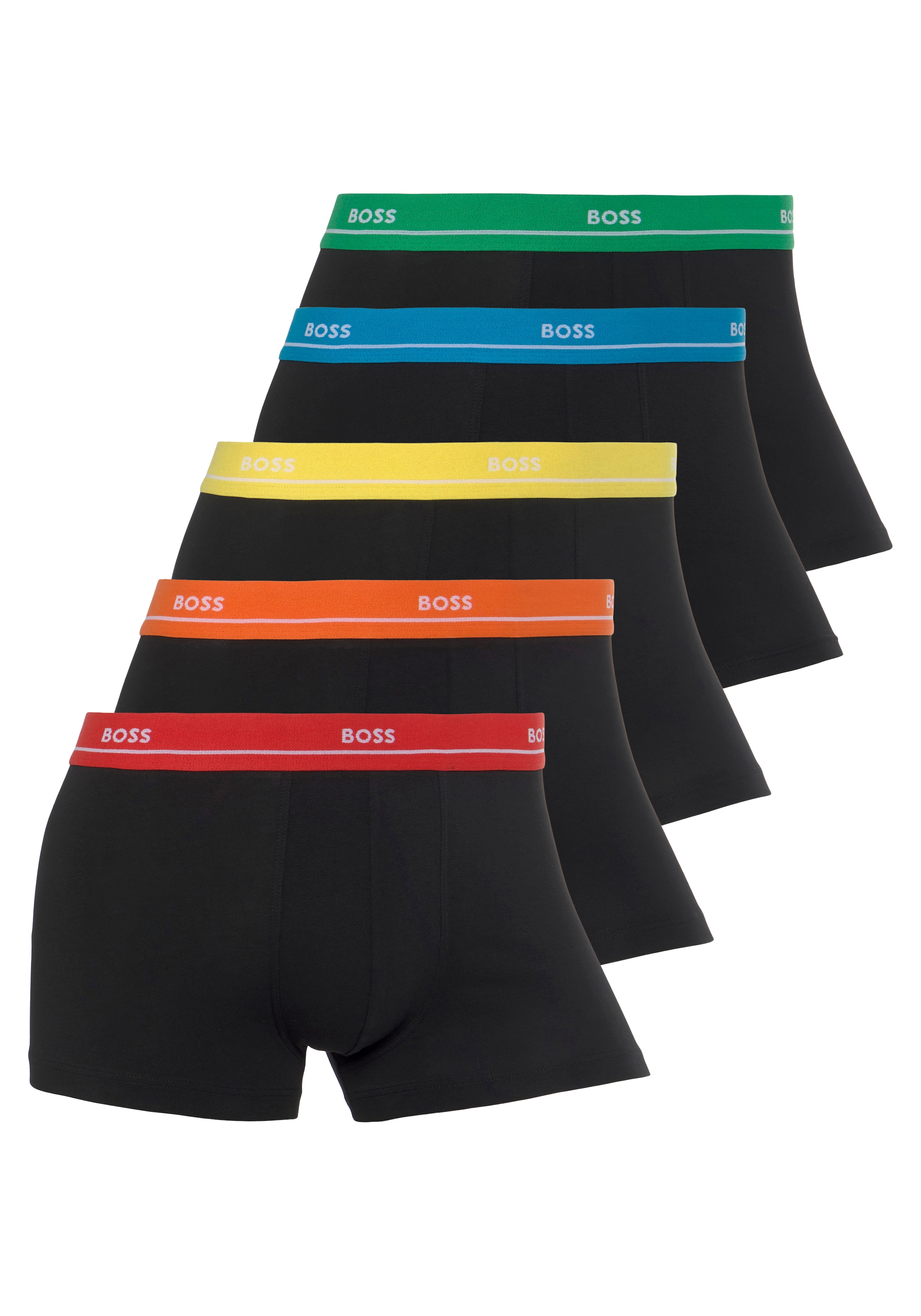 BOSS Boxershorts, (Packung, 5 St., 5er-Pack), mit Logoschriftzug günstig online kaufen