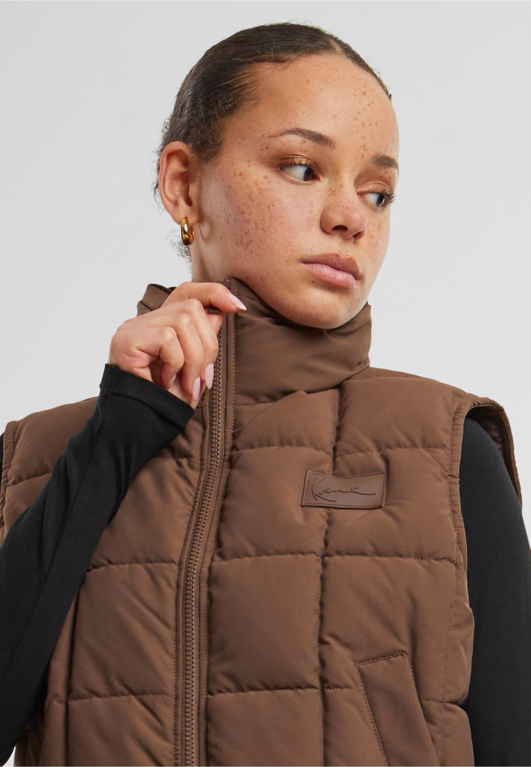 Karl Kani Steppweste »Karl Kani Damen KW224-023-1 KK Small Signature Quilted Vest«, (1 tlg.)