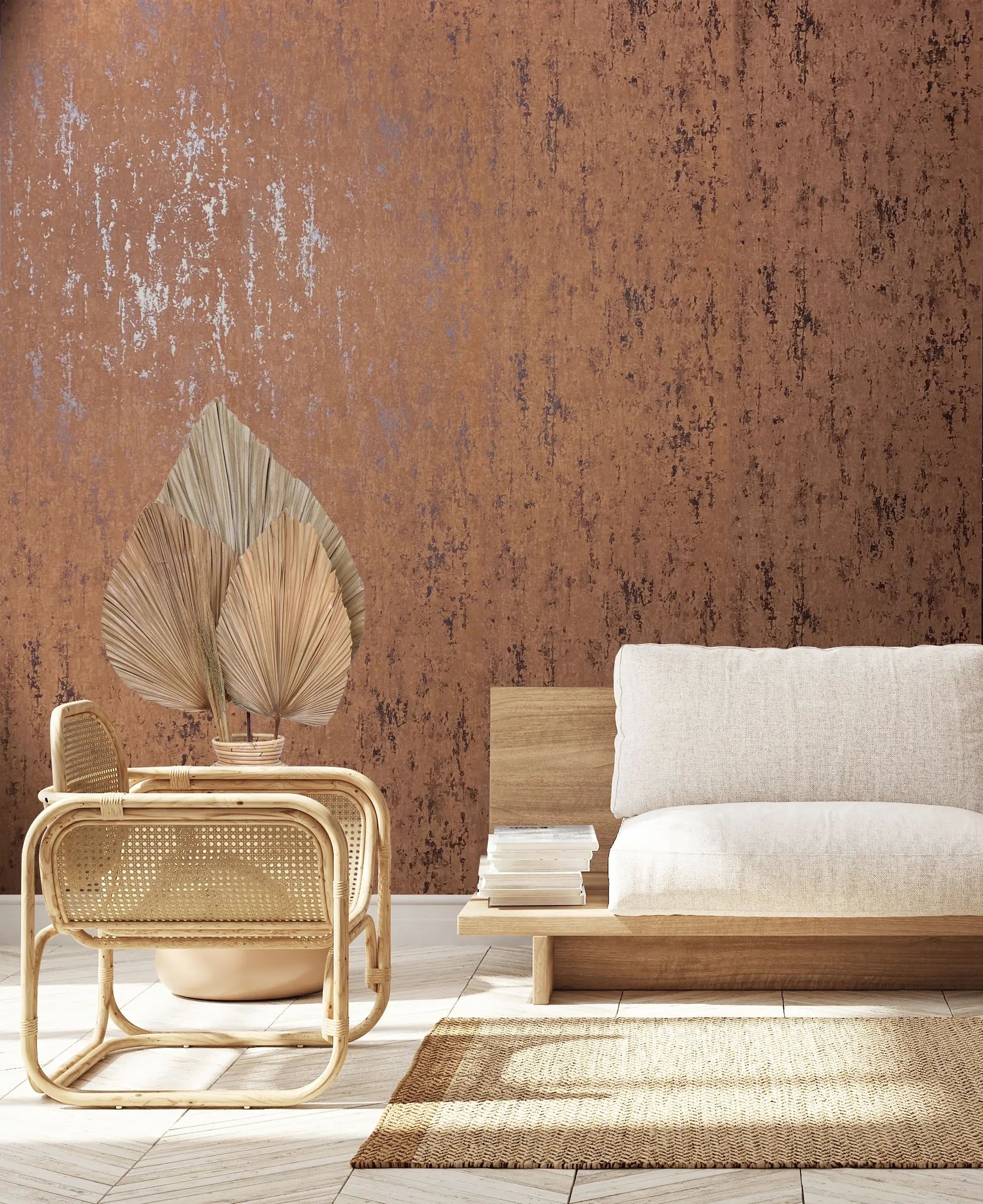 Marburg Vliestapete »Tapete Rustic Charm«, urban, moderne Vliestapete für Wohnzimmer Schlafzimmer Küche
