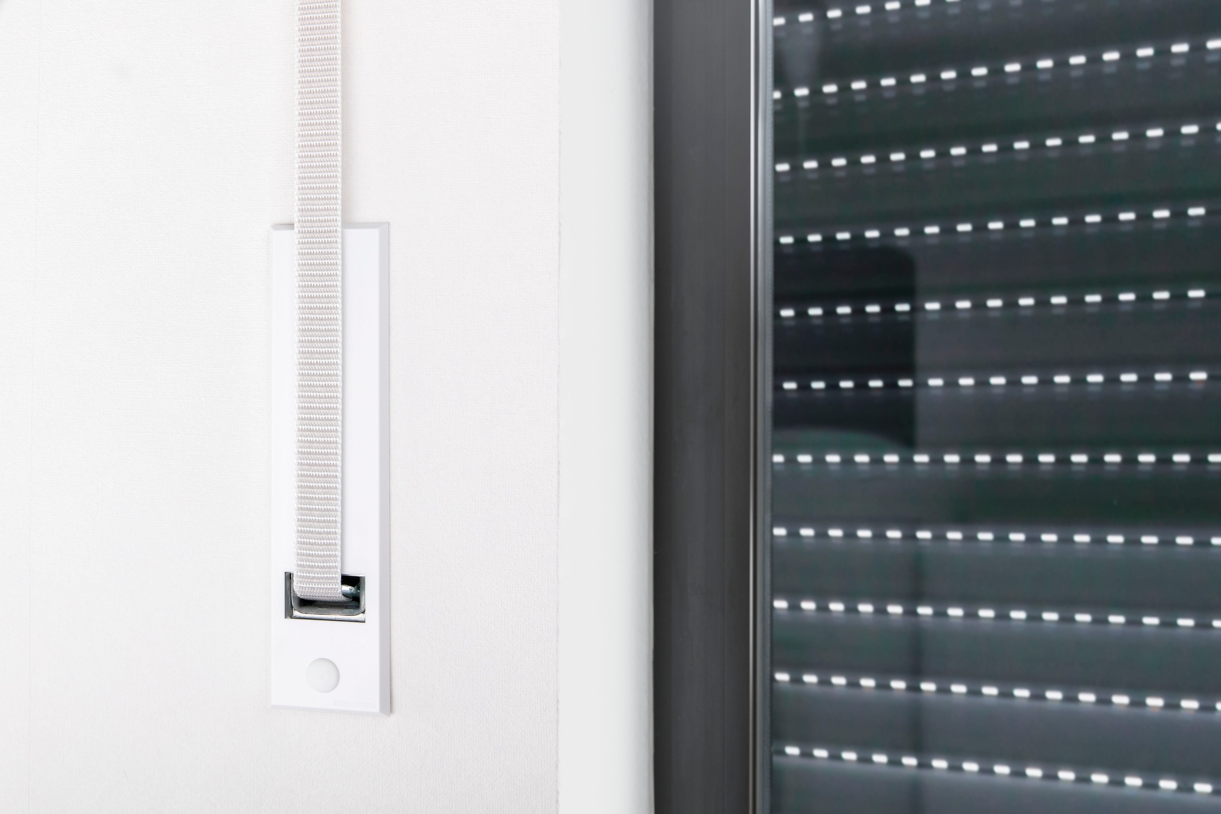 SCHELLENBERG Einlass-Gurtwickler »für das Rollladensystem Maxi, Lochabstand 18,5 cm, Unterputz-Montage«, für Rollladengurte mit 23 mm Breite