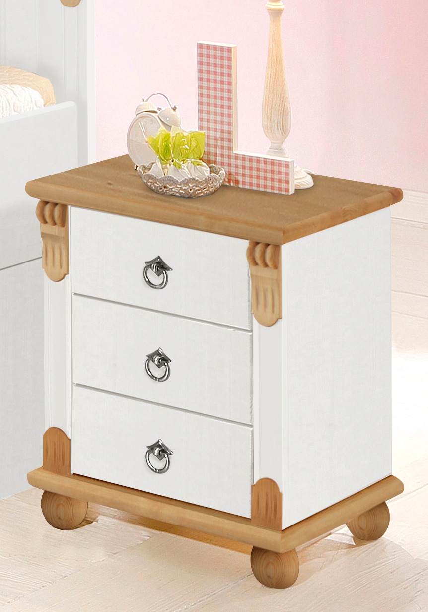 OTTO home Nachtkommode "Tessin" aus massiver FSC-zertifizierter Kiefer, mit günstig online kaufen