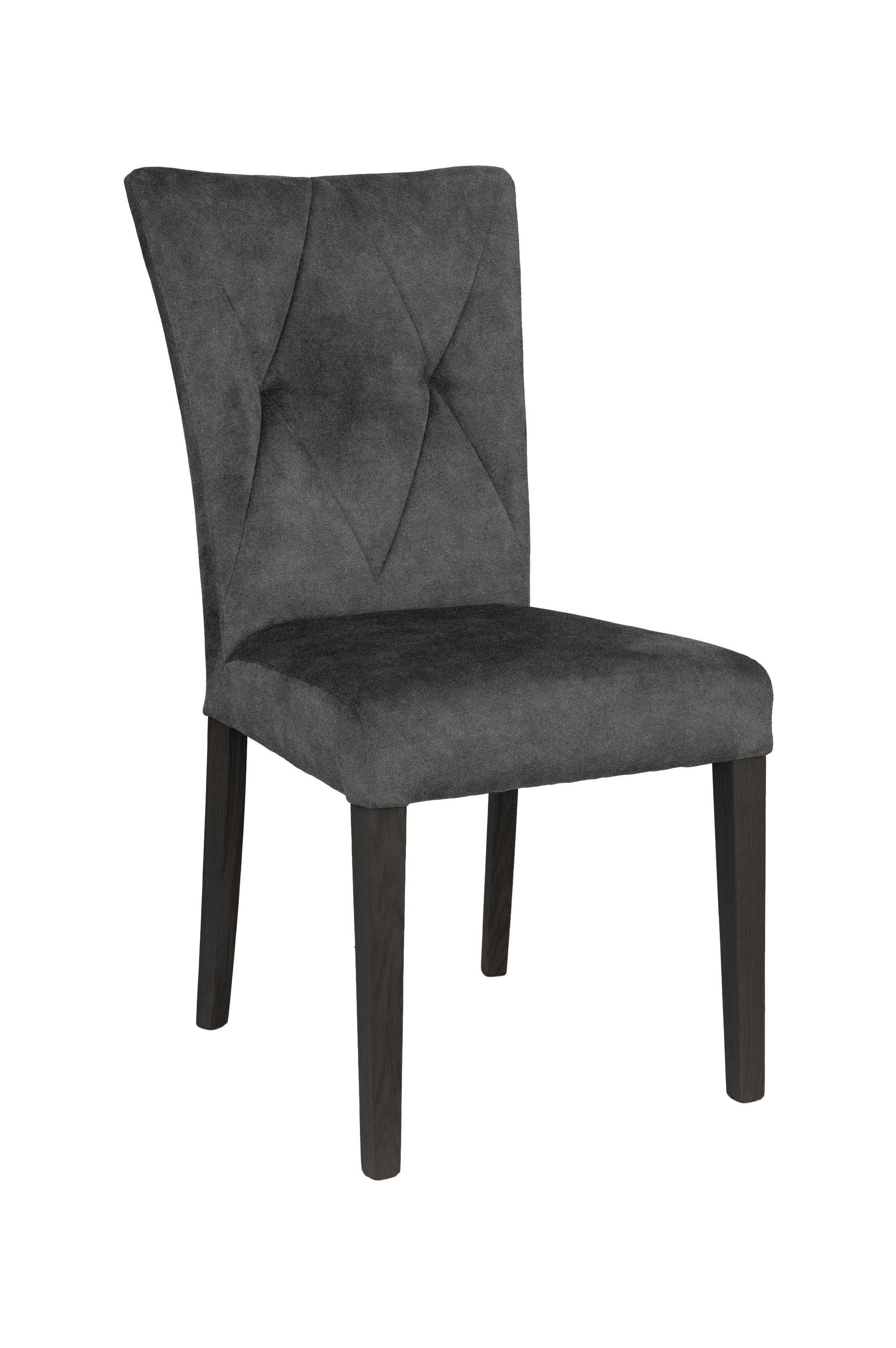 Home affaire 4-Fußstuhl »Diamond«, (Set), 2 St., Samtvelours, Sitz und Ruecken gepolstert