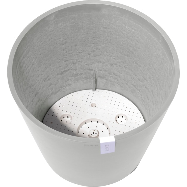 ECOPOTS Blumentopf »AMSTERDAM White Grey«, BxTxH: 50x50x43,8 cm, mit  Wasserreservoir kaufen | BAUR