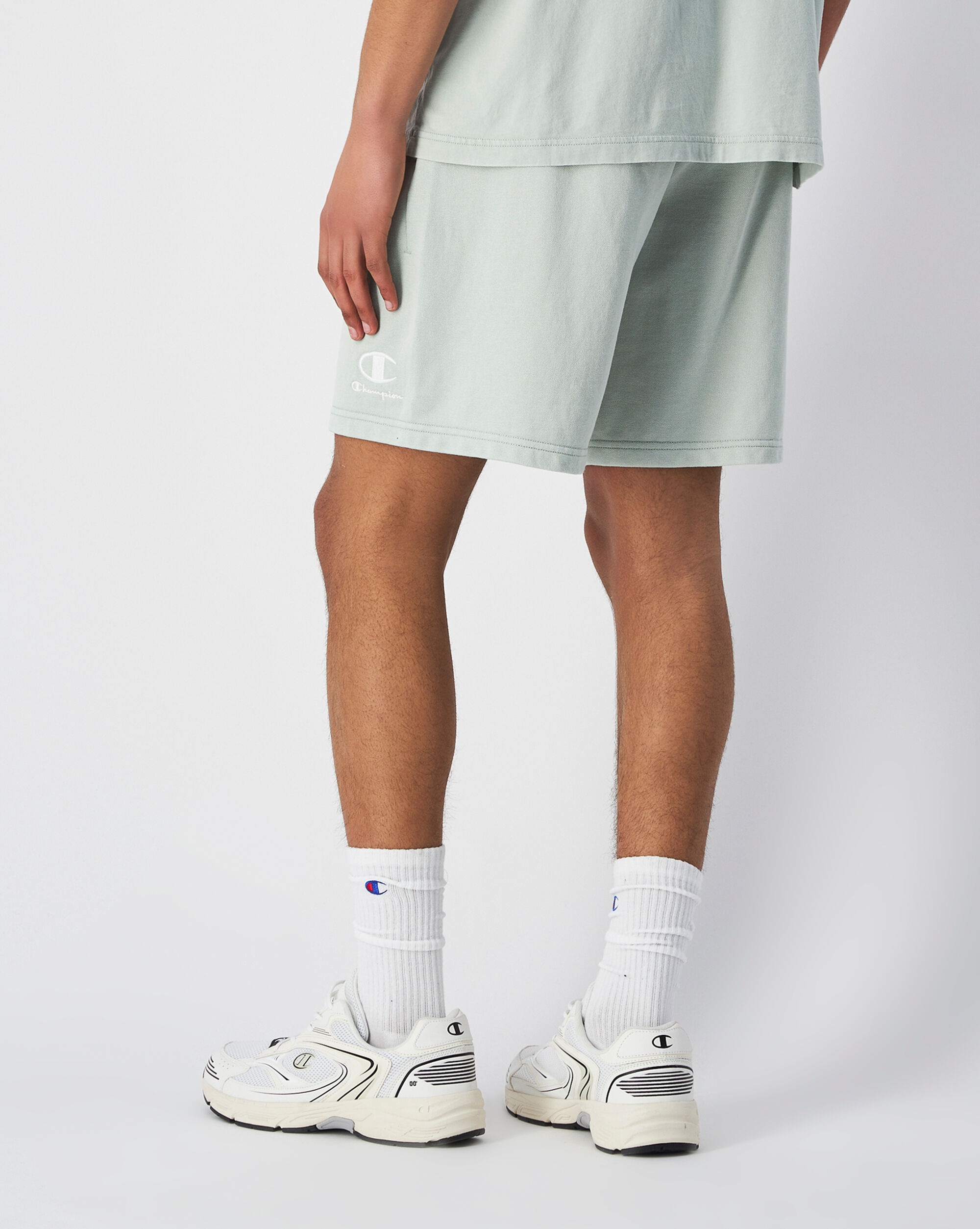 Champion Sweatshorts für Freizeit, aus Baumwolle und Polyester, leichtes Ma günstig online kaufen