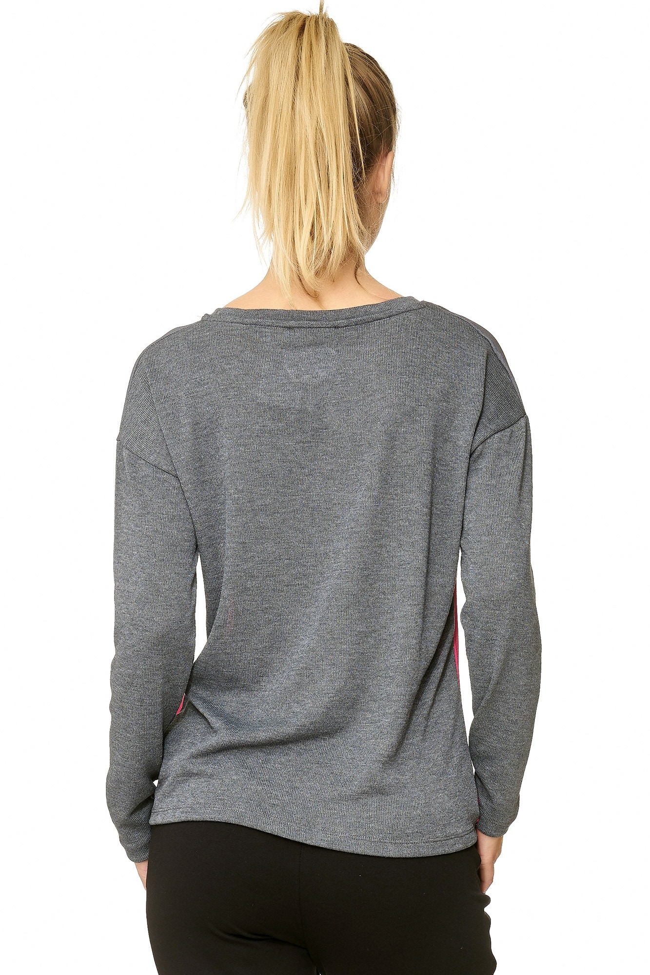 Decay Langarmshirt, mit V-Streifen 3614005