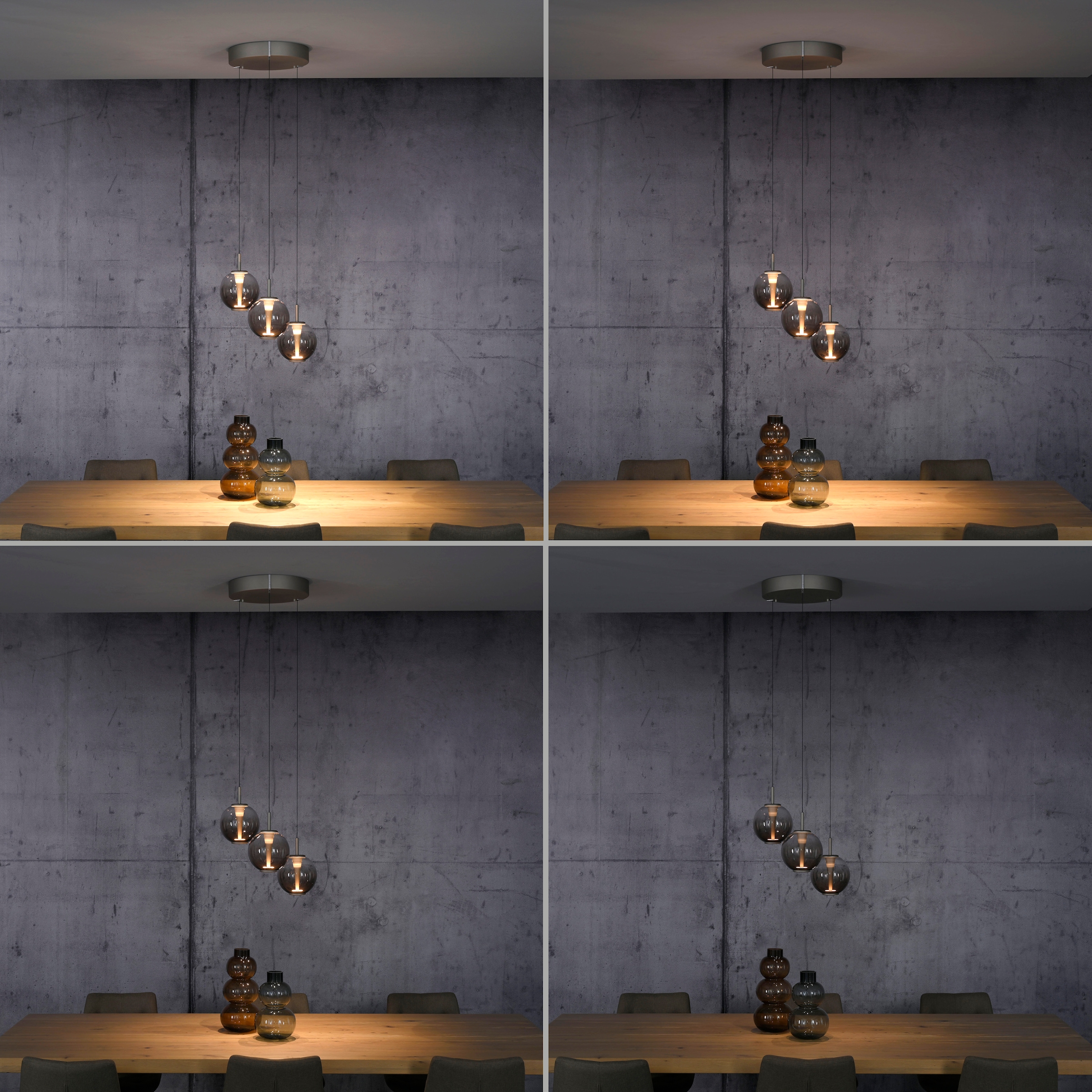 Neuhaus PURE LED Pendelleuchte »PURE E-Infinity« LED-Board 1 Stk. warmweiß - kaltweiß e-SLIDE® Funktion, CCT, dimmbar, Fernbedienung