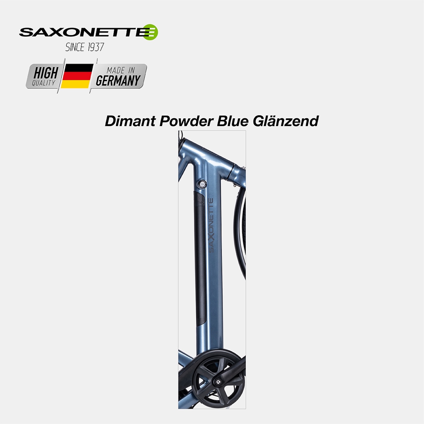 SAXONETTE »SAXONETTE E-Bike Cityrad URBANO« 7 Gang Shimano Kettenschaltung Heckmotor 250 W Packung,  (mit integr. Akku), Elektrofahrrad für Alltag und Einkauf