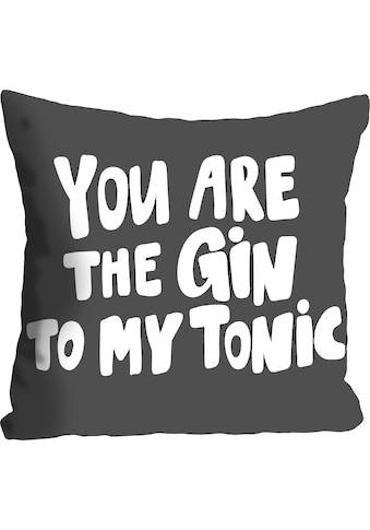 Dekokissen »GIN TO MY TONIC«