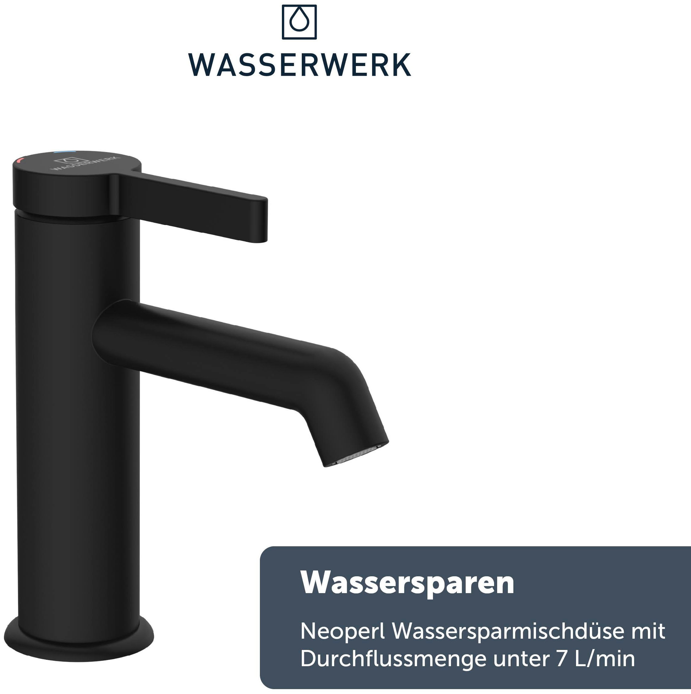 WASSERWERK Waschtischarmatur »WT 11«, inkl. Popup, wassersparend